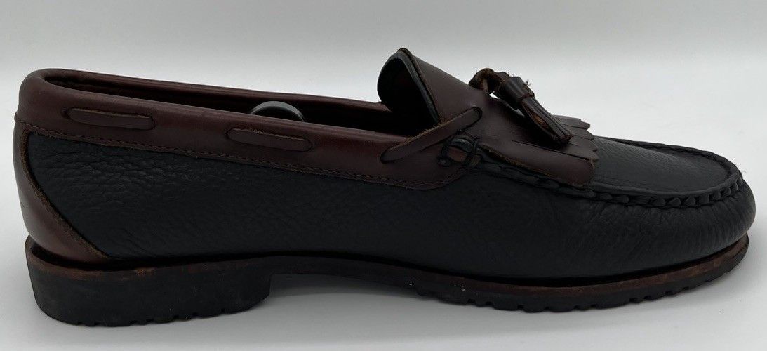 Allen Edmonds Allen Edmonds Nashua Loafers 10.5 Tassel Black Brown Leather Size US 10.5 / EU 43-44 - 6 Thumbnail
