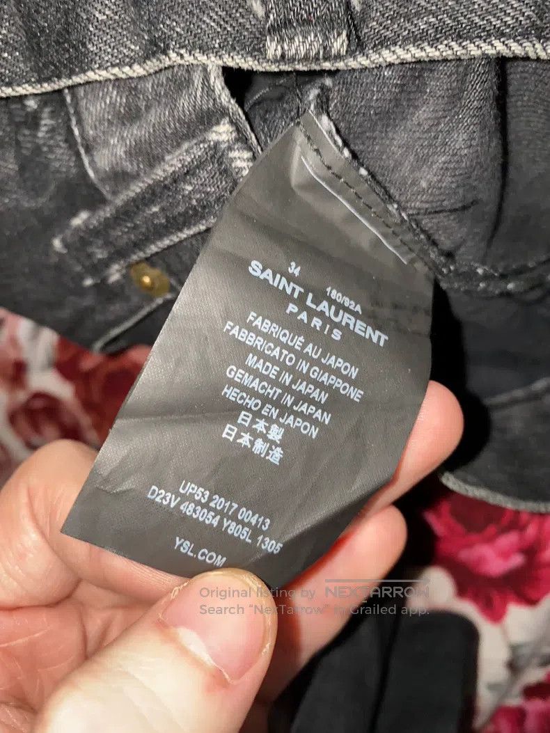 Saint Laurent Paris Saint Laurent Paris Embroidered logo series single knee do Size US 34 / EU 50 - 4 Thumbnail