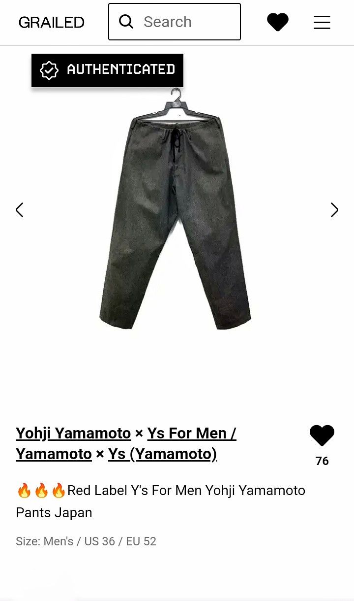 Yohji Yamamoto 🔥🔥🔥Red Label Y's For Men Yohji Yamamoto Pants Japan Size US 36 / EU 52 - 12 Thumbnail