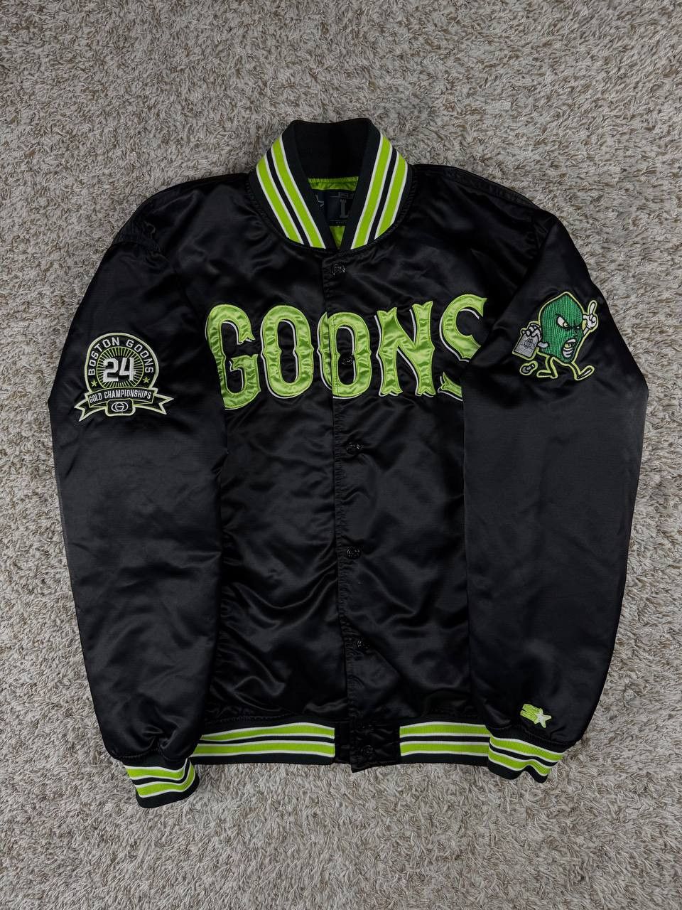 Starter Starter x DGK Goons Satin Varsity Bomber Jacket Size US L / EU 52-54 / 3 - 6 Thumbnail
