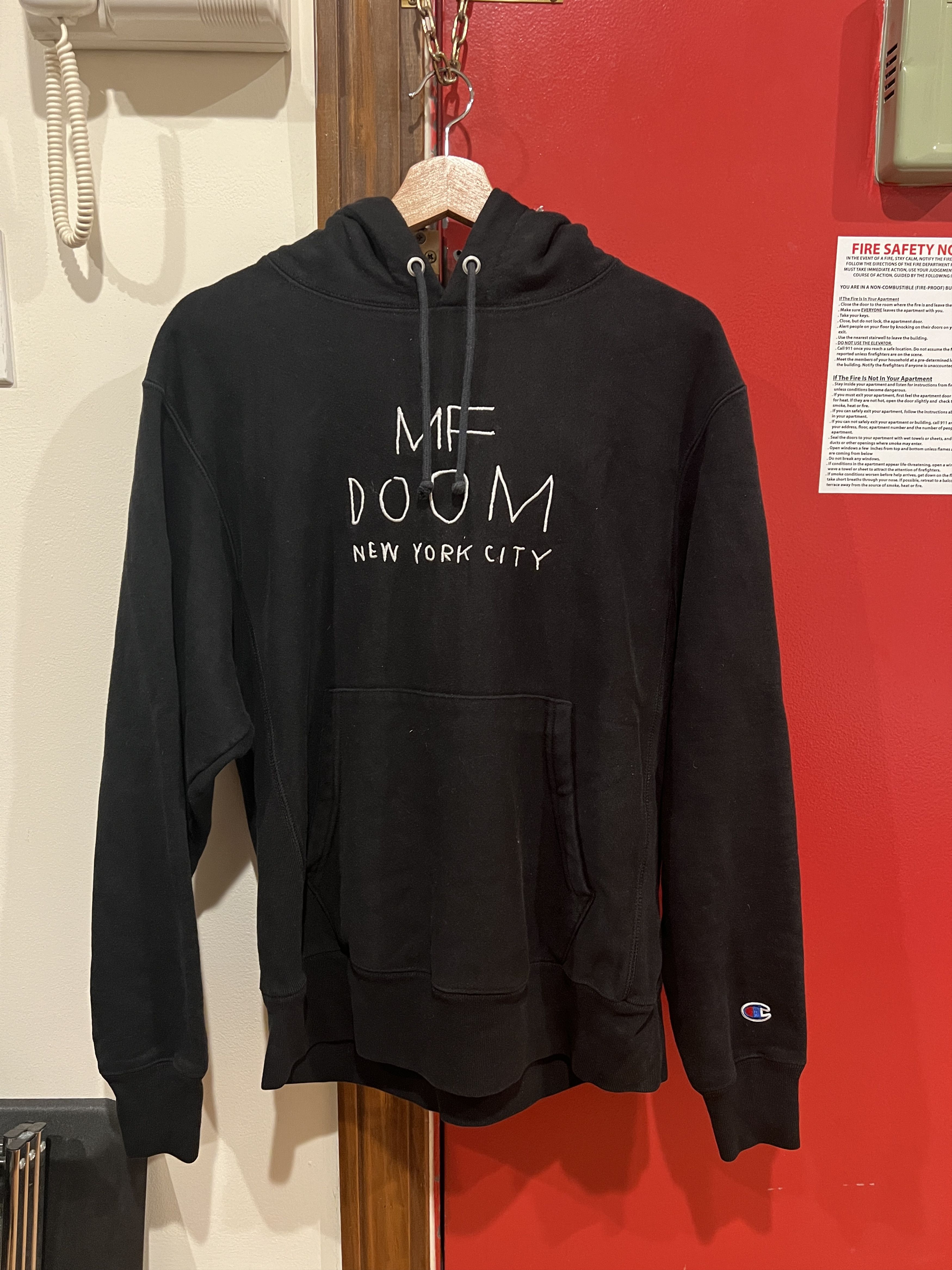 Mf doom champion hoodie sale