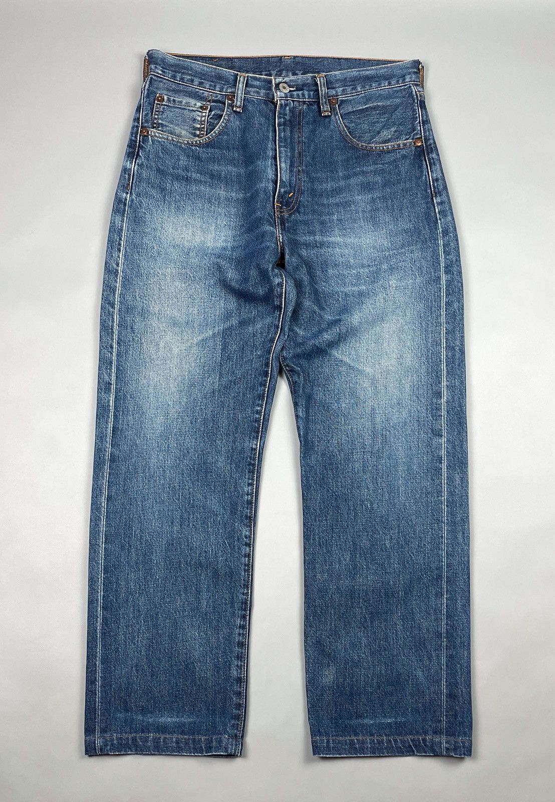 Levi's Vintage Levi’s 502 Big E Japan Selvedge Denim Pants Size 30 Size US 30 / EU 46 - 3 Thumbnail