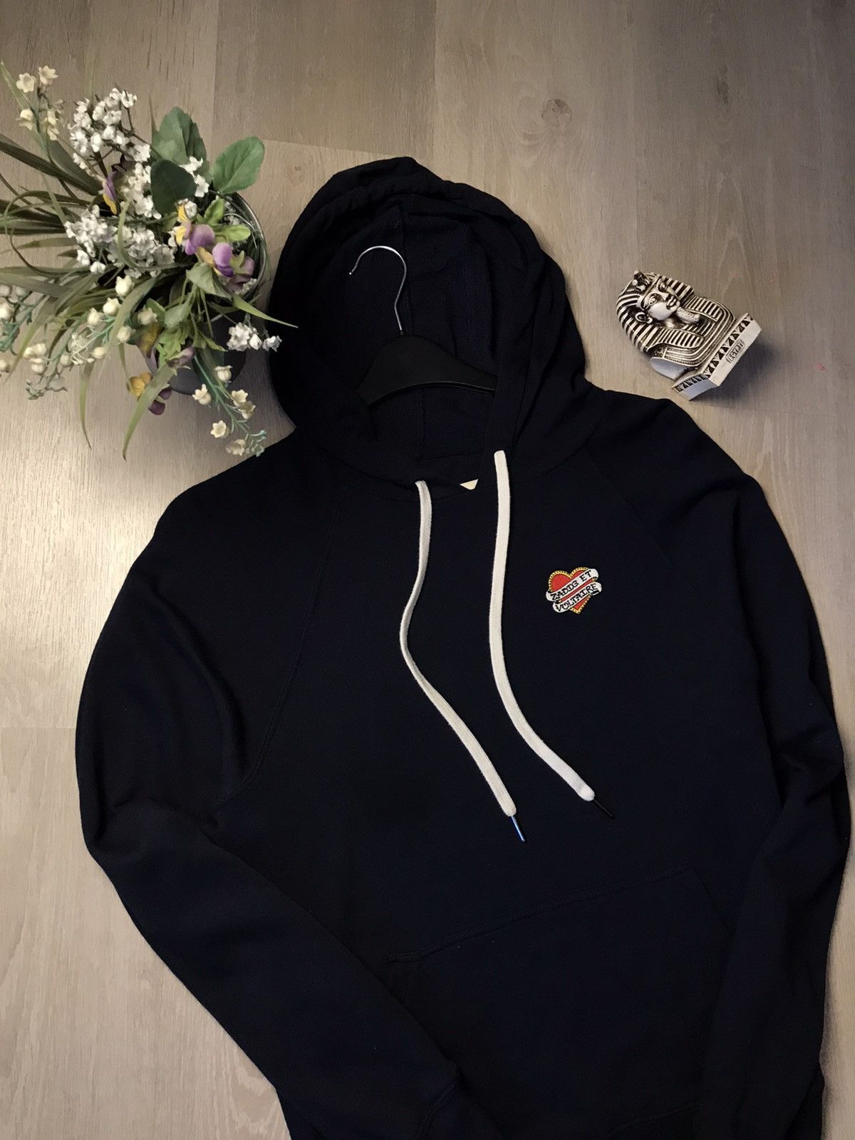 Designer × Vintage × Zadig & Voltaire Zadig & Voltaire Clipper small heart hoodie Size US M / EU 48-50 / 2 - 5 Thumbnail