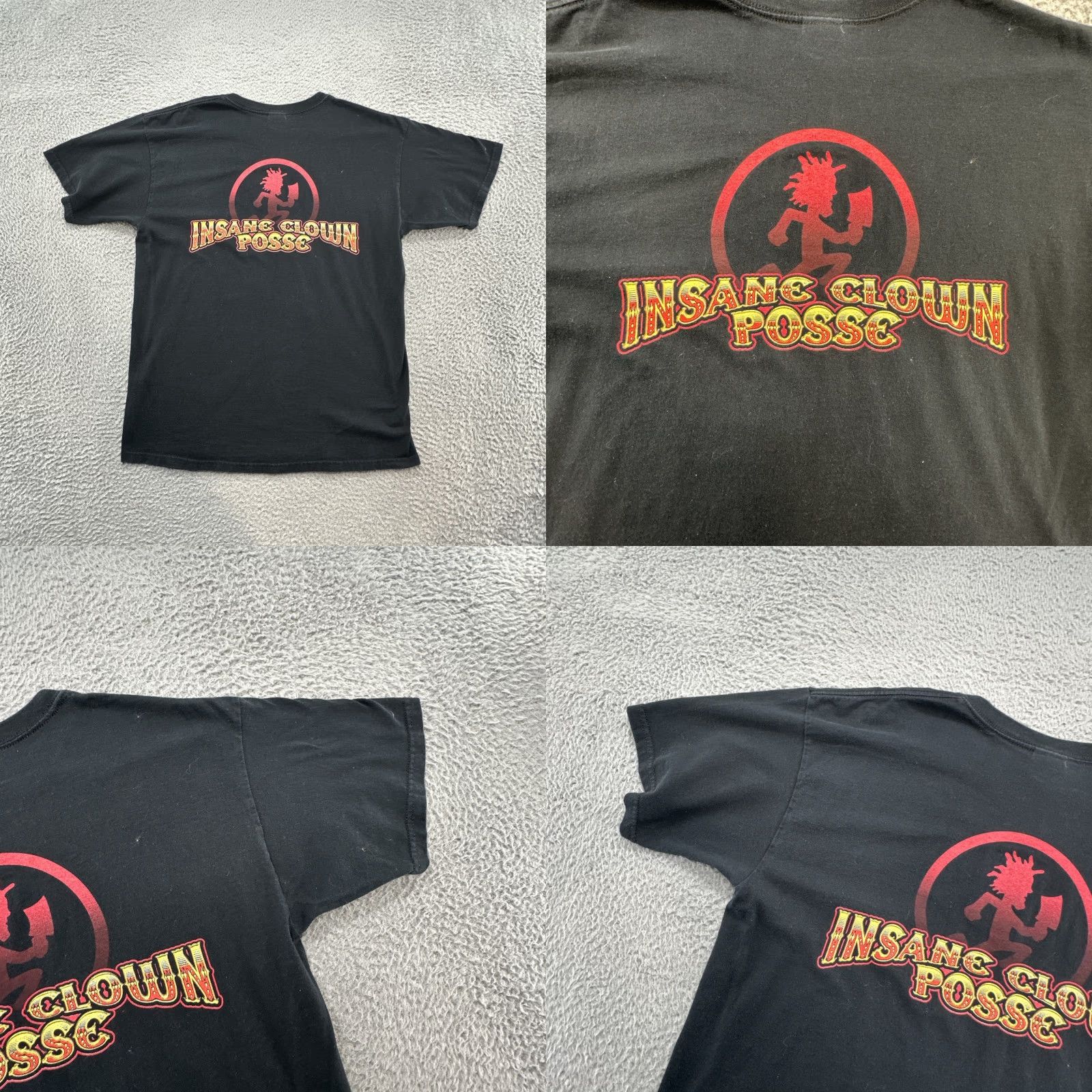 Gildan VINTAGE ICP T-Shirt Black Large Shaggy Violent J 2006 Y2K 90s Grunge Hip Hop Rock Graphic Print Gildan Men Short Sleeve Cotton Crew Neck Size US L / EU 52-54 / 3 - 8 Thumbnail