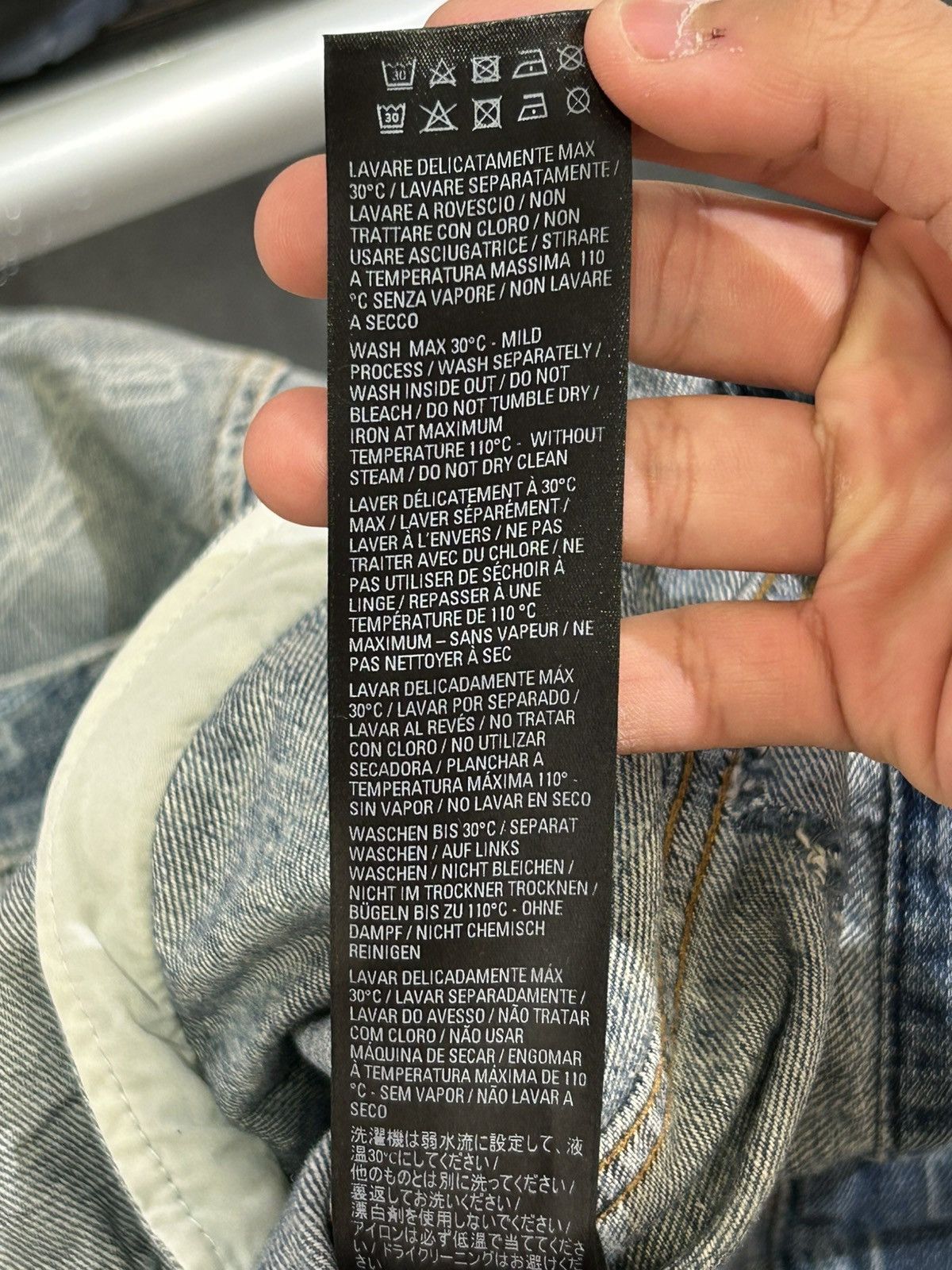 Balenciaga Balenciaga BB All over Denim Jacket Size US S / EU 44-46 / 1 - 9 Thumbnail