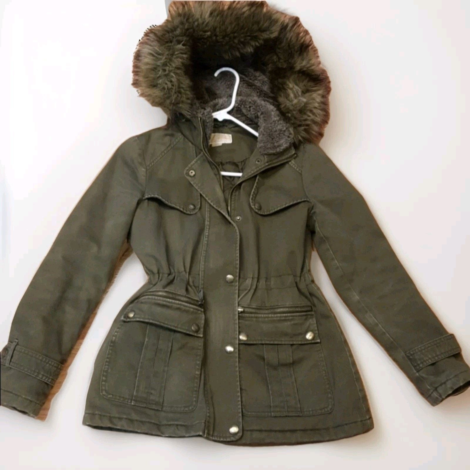 Michael Kors Michael Kors Parka Jacket Fur Hooded Coat Utility Military Size L / US 10 / IT 46 - 2 Thumbnail