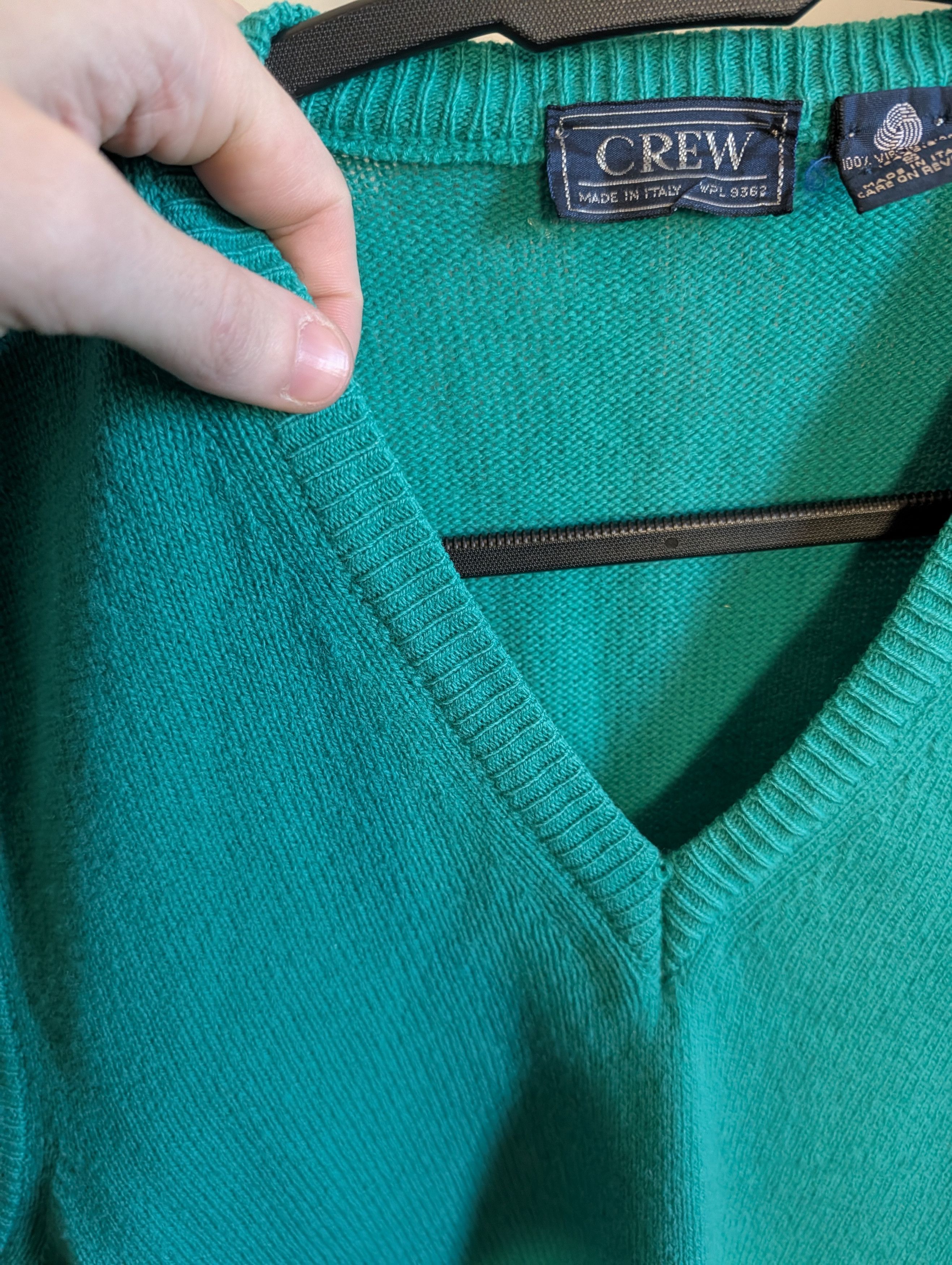 J.Crew CREW vintage made in Italy knit sweater vest virgin wool Size US S / EU 44-46 / 1 - 5 Thumbnail