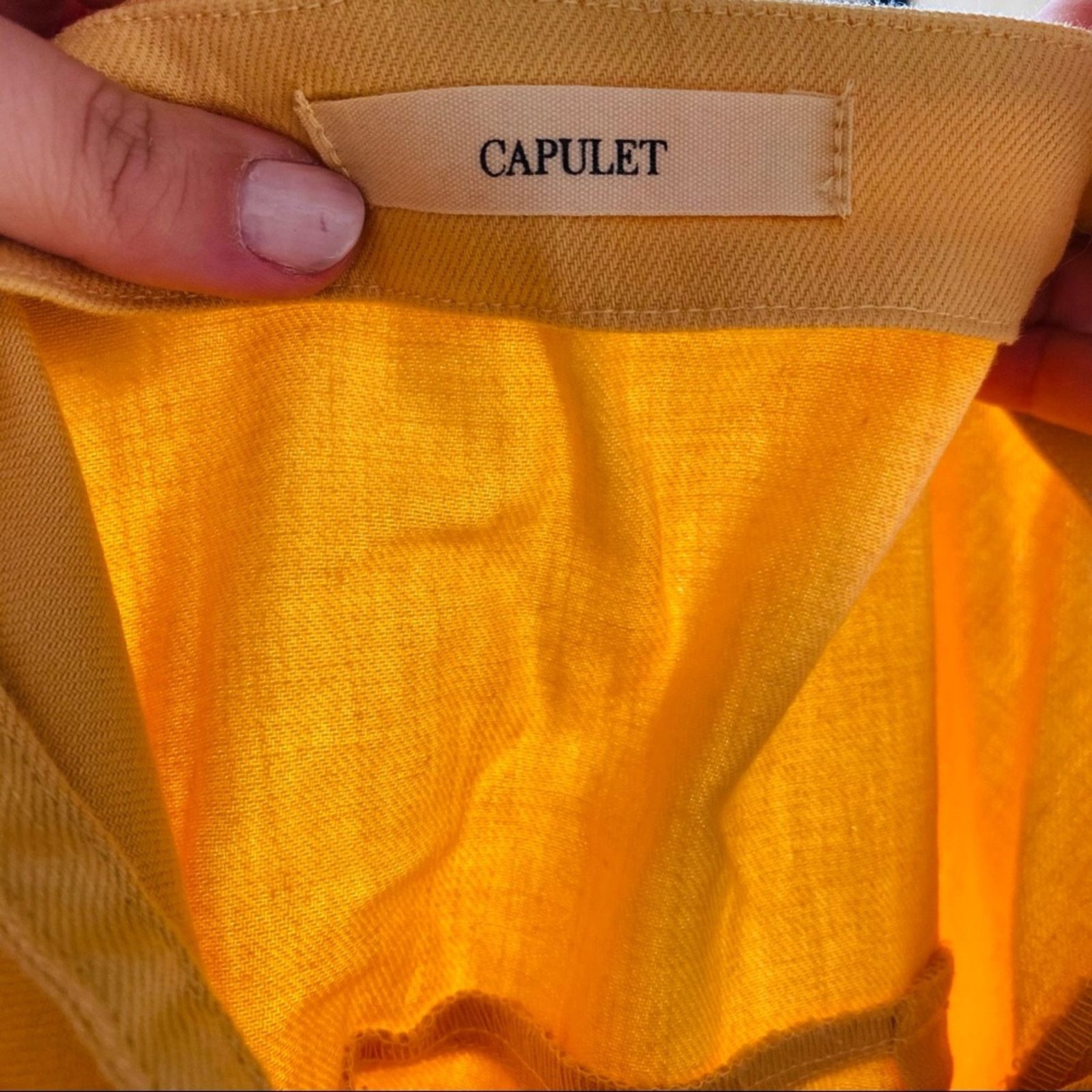 Anthropologie NEW CAPULET ANTHRO REVOLVE Tabitha Mini Tank Yellow Dress Size S / US 4 / IT 40 - 3 Thumbnail