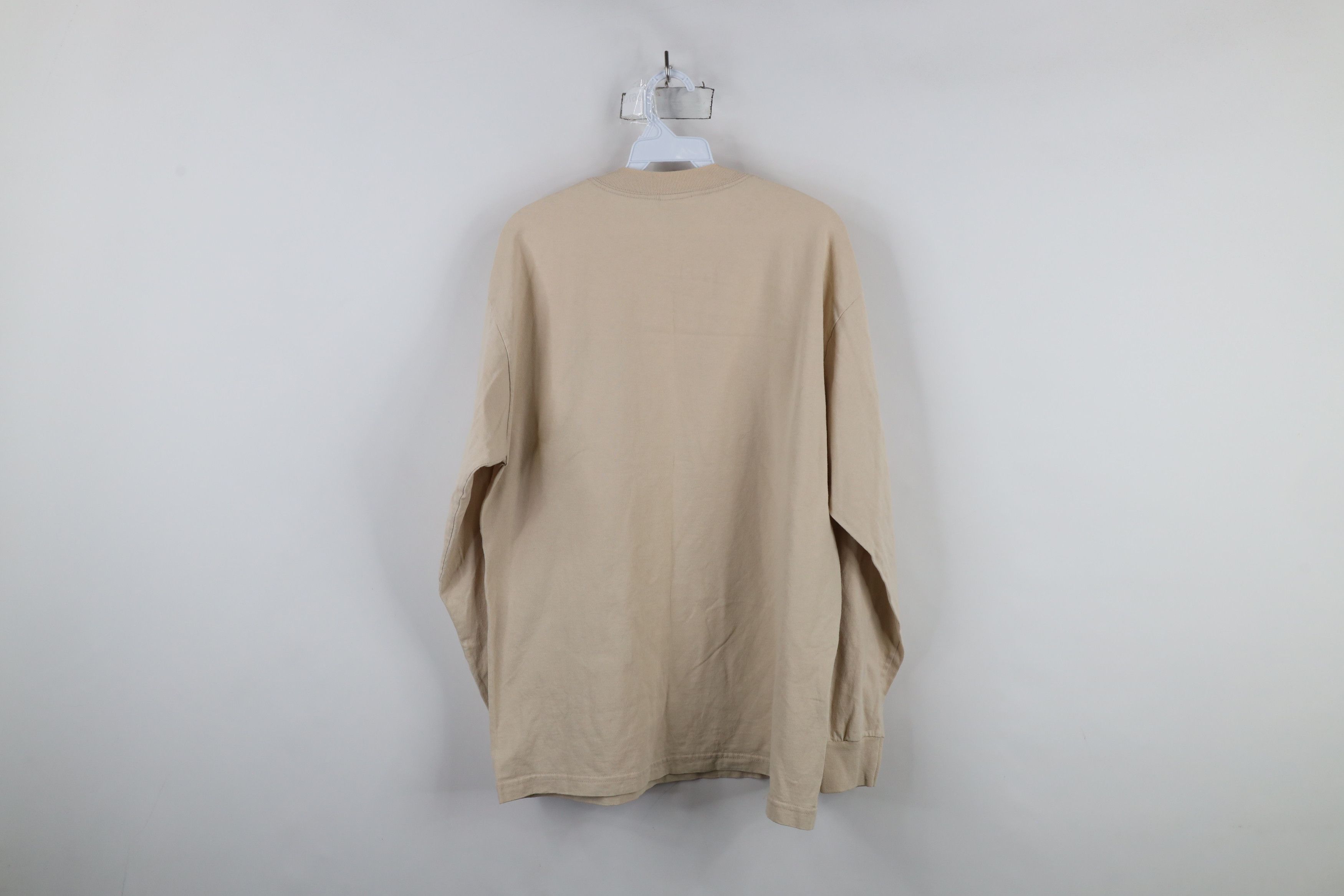 Vintage Vintage 90s Ohio State University Long Sleeve T-Shirt Beige Size US L / EU 52-54 / 3 - 12 Thumbnail