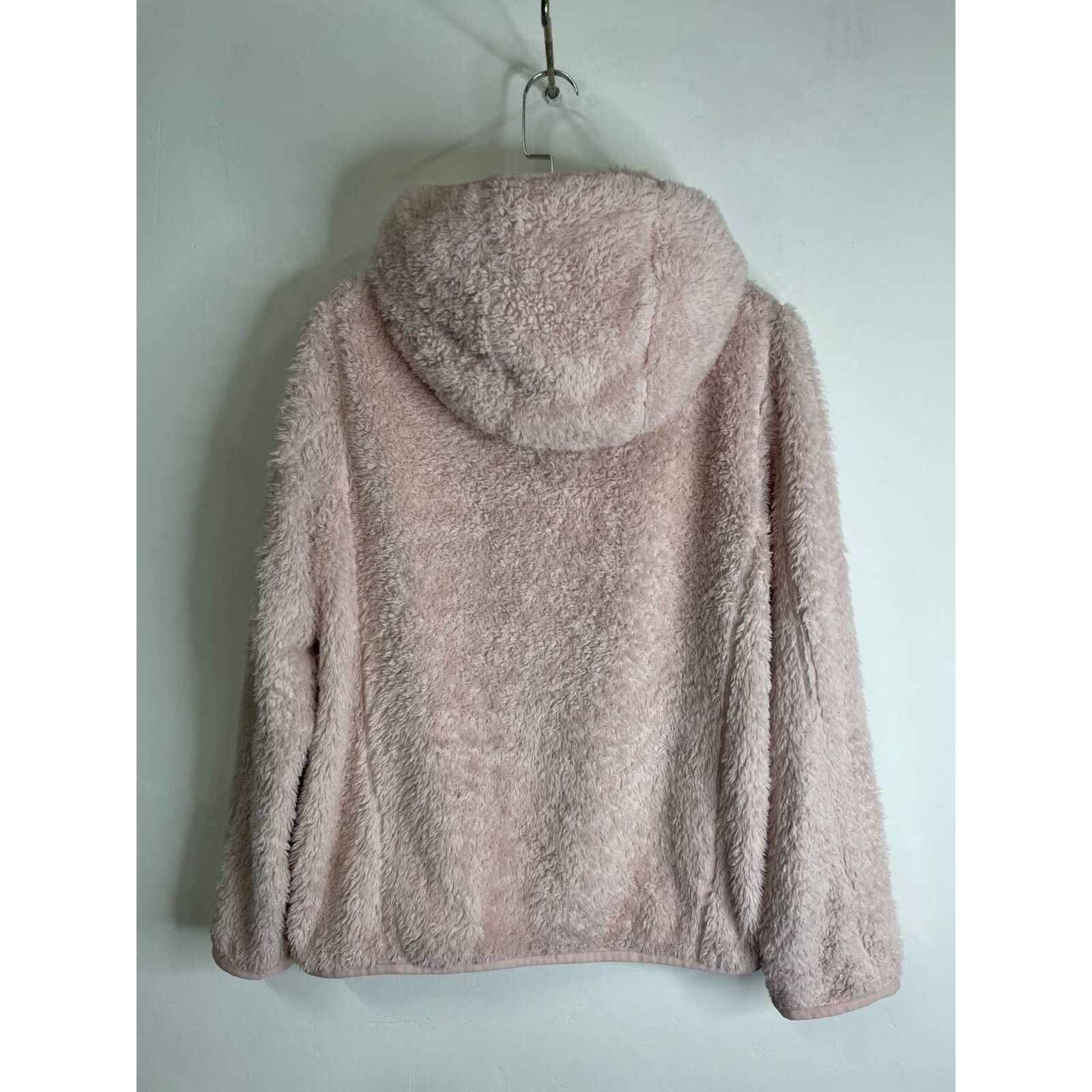 Tommy Hilfiger Vintage Tommy Hilfiger Fuzzy Hooded ZipUp Jacket Pink Size M Size M / US 6-8 / IT 42-44 - 8 Thumbnail