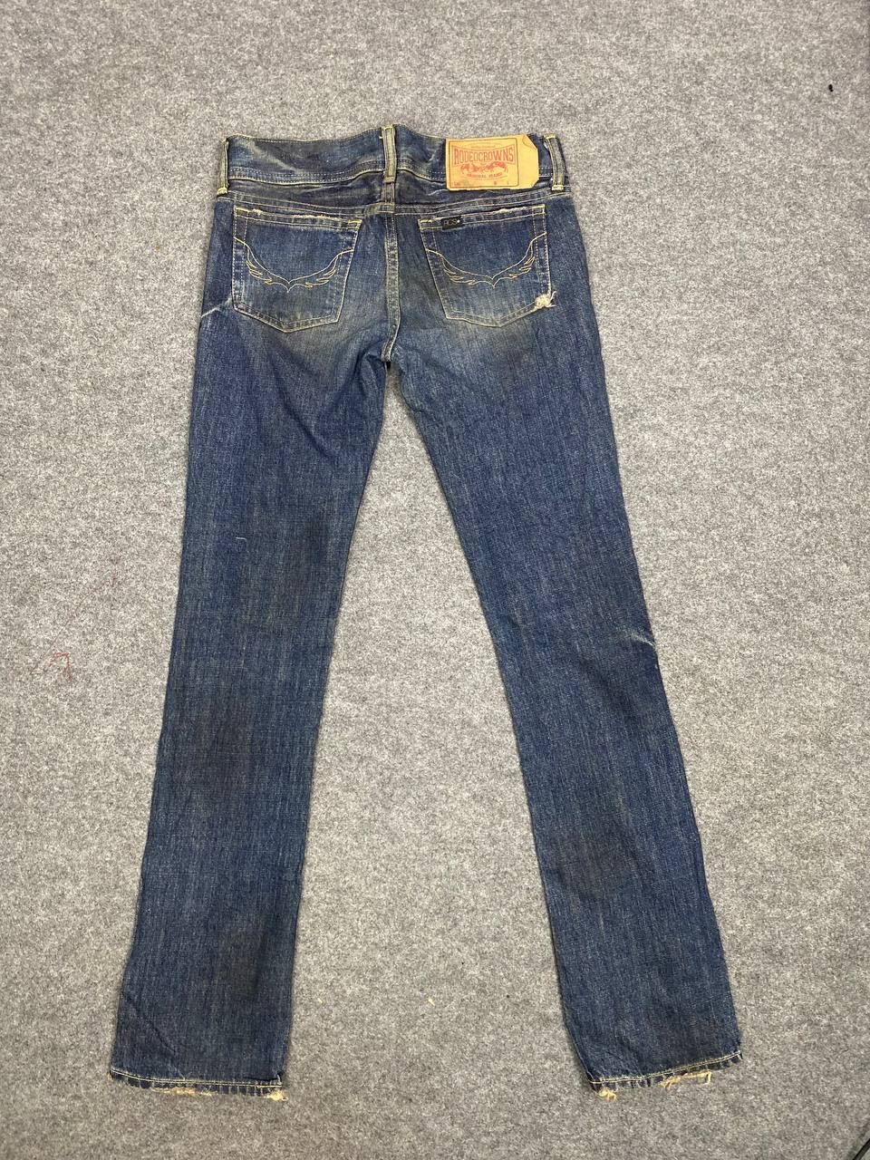 Japanese Brand vintage rodeo crown japanese brands distressed denim Size 31" - 1 Thumbnail