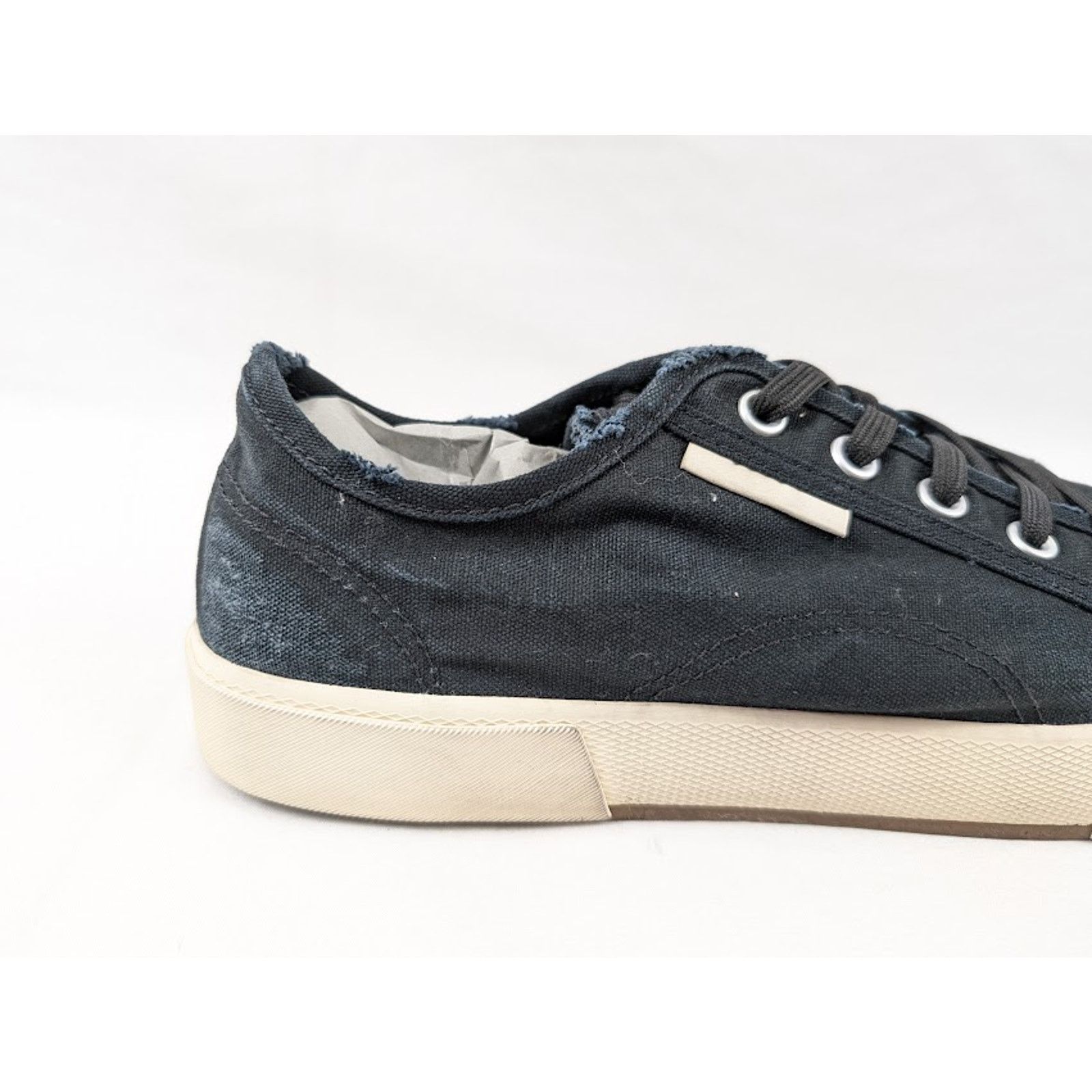 Balenciaga o1rshd1 Paris Low-Top Sneakers in Black/White Size US 10 / EU 43 - 4 Thumbnail