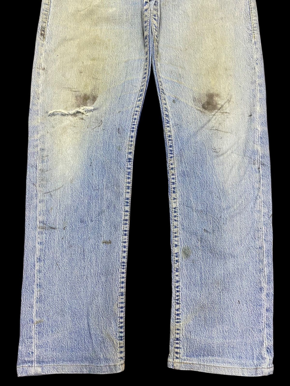 Levi's Made & Crafted Vintage Levis Big E Grunge Distressed Loose Jeans Size US 33 - 5 Thumbnail