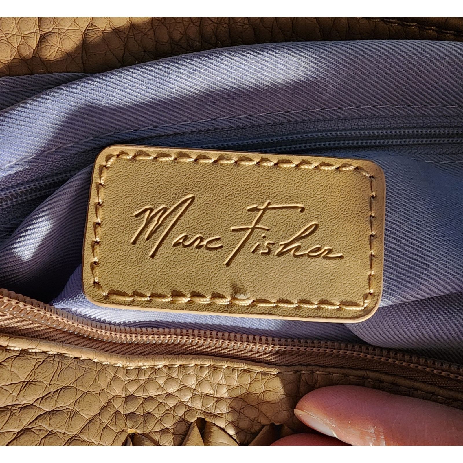 Marc Fisher Marc Fisher tan soft faux leather shoulder crossbody bag Size ONE SIZE - 5 Thumbnail