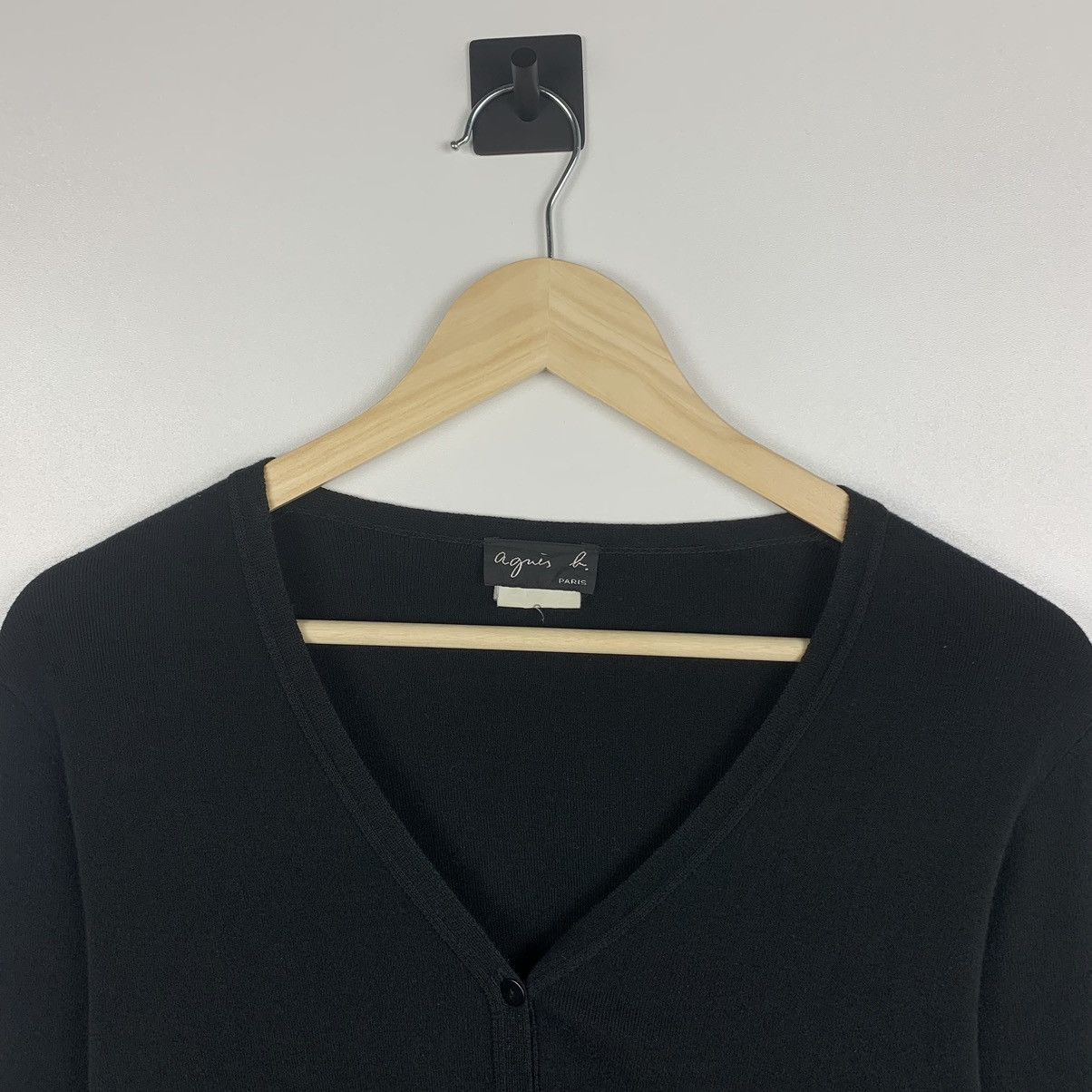 agnes b. Women’s Agnes b. Paris Cotton Cardigan Button Up Avant Garde Size XS / US 0-2 / IT 36-38 - 6 Thumbnail