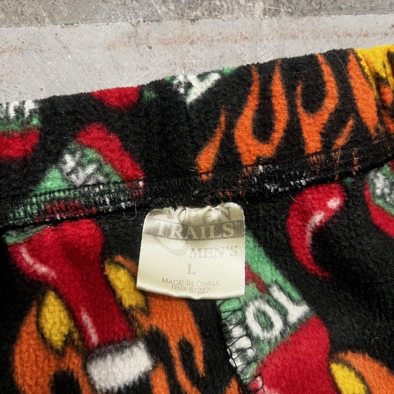 Vintage Crazy Vintage Y2K/2000s Baggy Hot Sauce Pajama SweatsPants with no pockets! Size US 36 / EU 52 - 7 Thumbnail