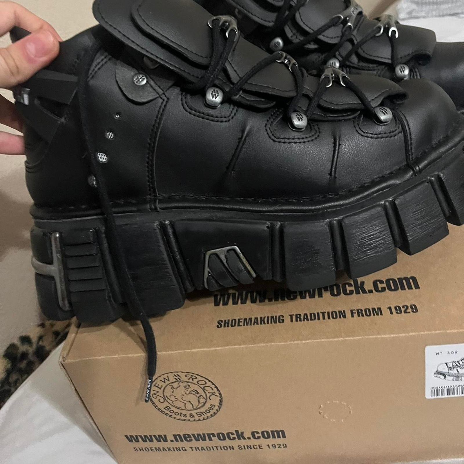 New Rock New rock m 106 vs1 vegan leather Size US 12 / EU 45 - 3 Thumbnail