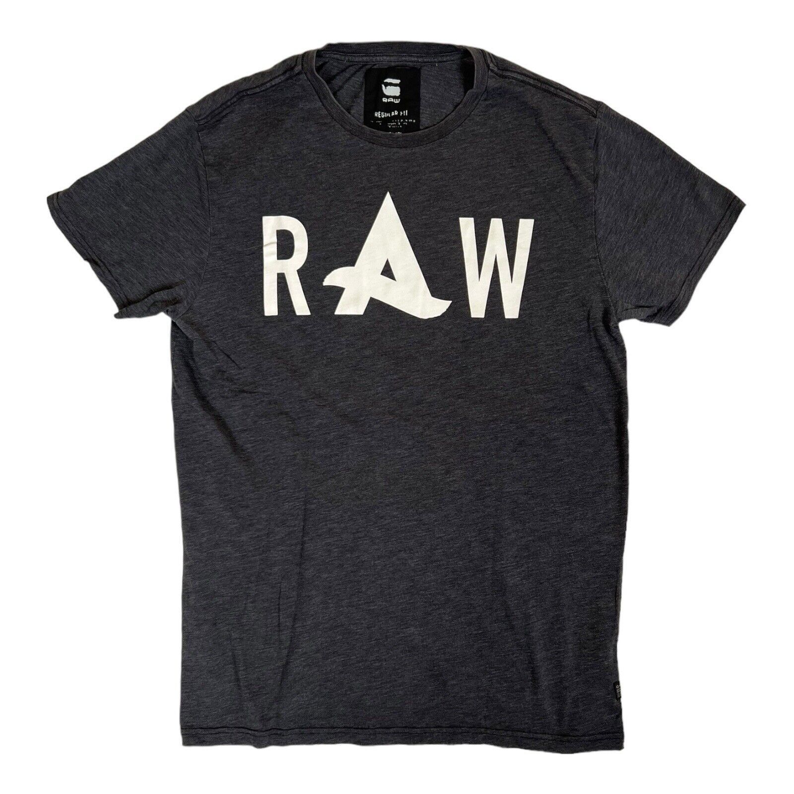 G-Star G Star Raw Shirt Mens Medium Gray Crew Neck Short Sleeve Gra Size US M / EU 48-50 / 2 - 1 Thumbnail