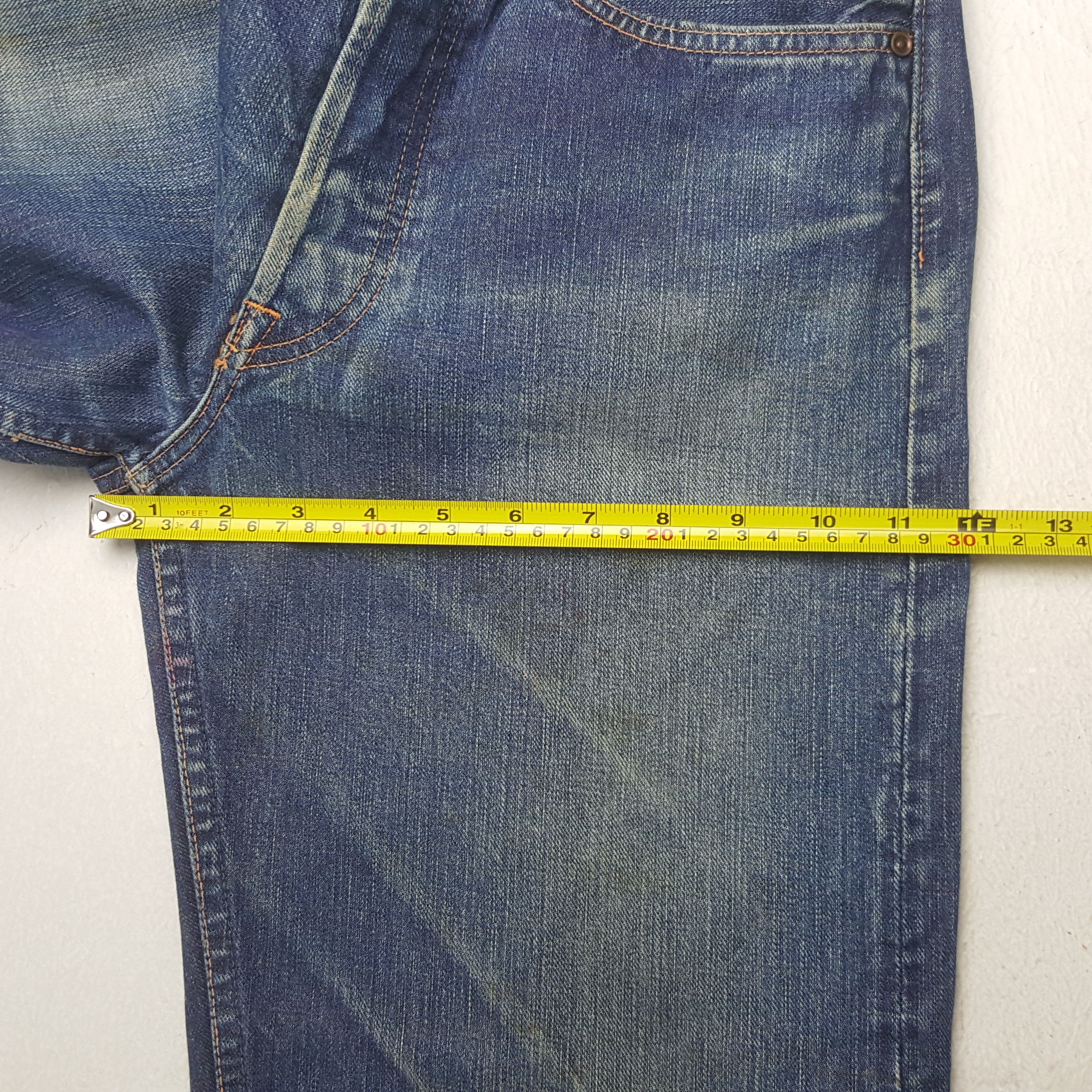 Japanese Brand Vintage Head Light Japanese Brand Denim Jeans RR13 Size US 30 / EU 46 - 9 Thumbnail