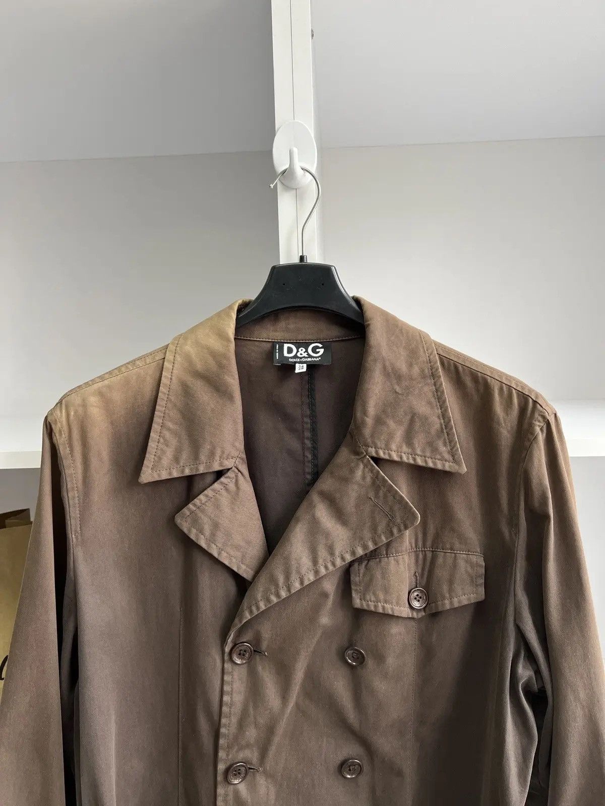 Dolce & Gabbana × Vintage Vintage Dolce Gabbana brown archival trench coat Size US M / EU 48-50 / 2 - 6 Thumbnail