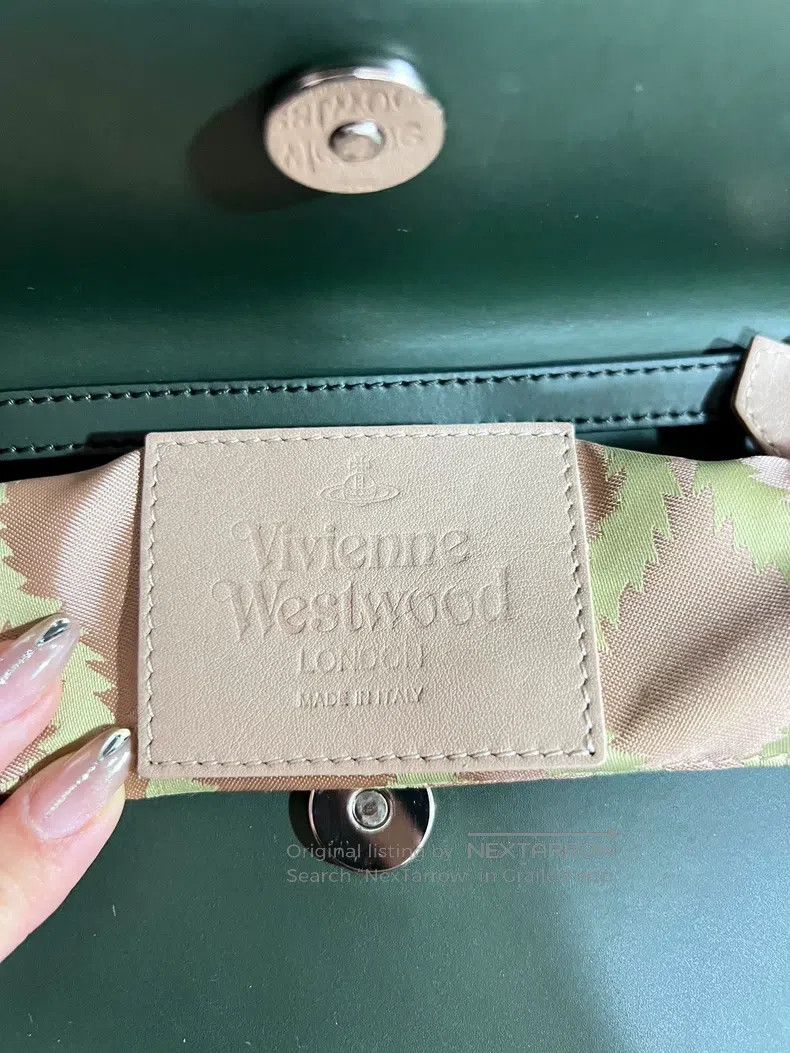 Vivienne Westwood Vivienne Westwood size os Dark green envelope women's bag Size ONE SIZE - 4 Thumbnail