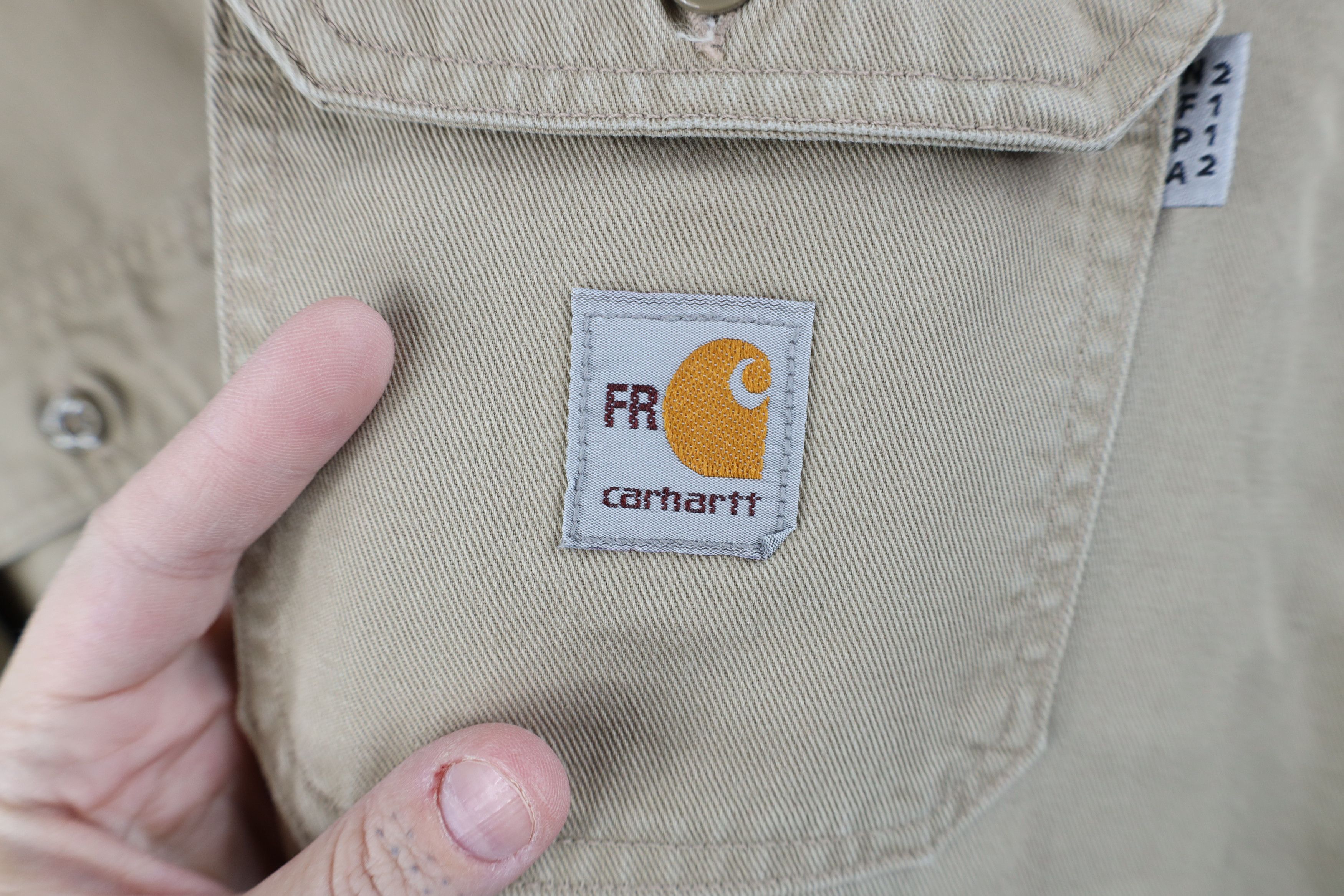 Carhartt Vintage Carhartt FR Fire Resistant Workwear Button Shirt Size US XXL / EU 58 / 5 - 4 Thumbnail