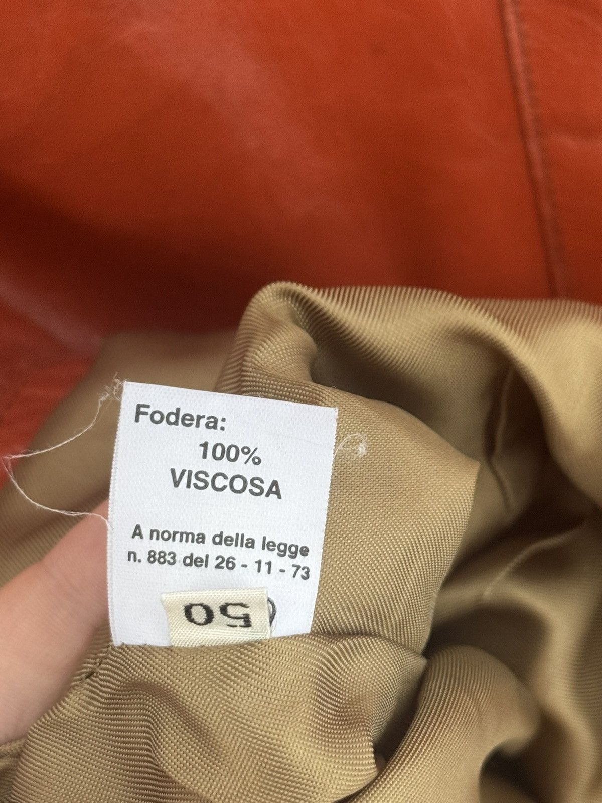 Vera Pelle ✅Vera Pelle red leather archive jacket vintage italian Size US M / EU 48-50 / 2 - 10 Thumbnail