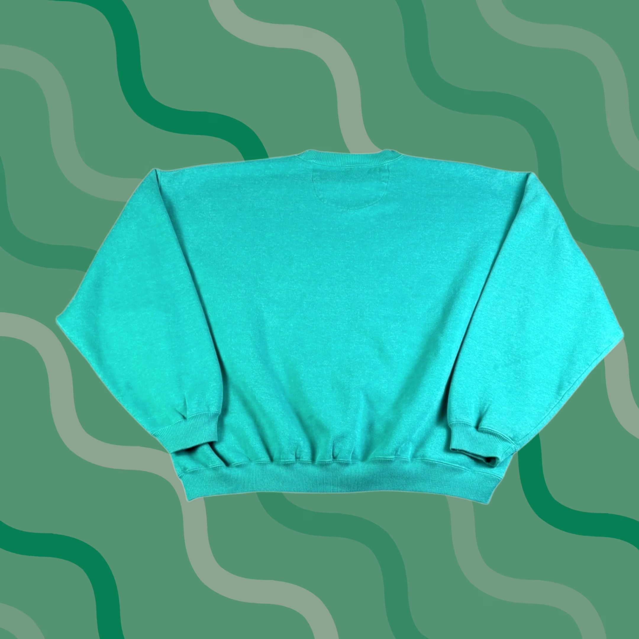 Eddie Bauer VINTAGE Eddie Bauer Sweatshirt Mens XL Crewneck Teal Green Fleece Pullover 90s Size US XL / EU 56 / 4 - 1 Thumbnail