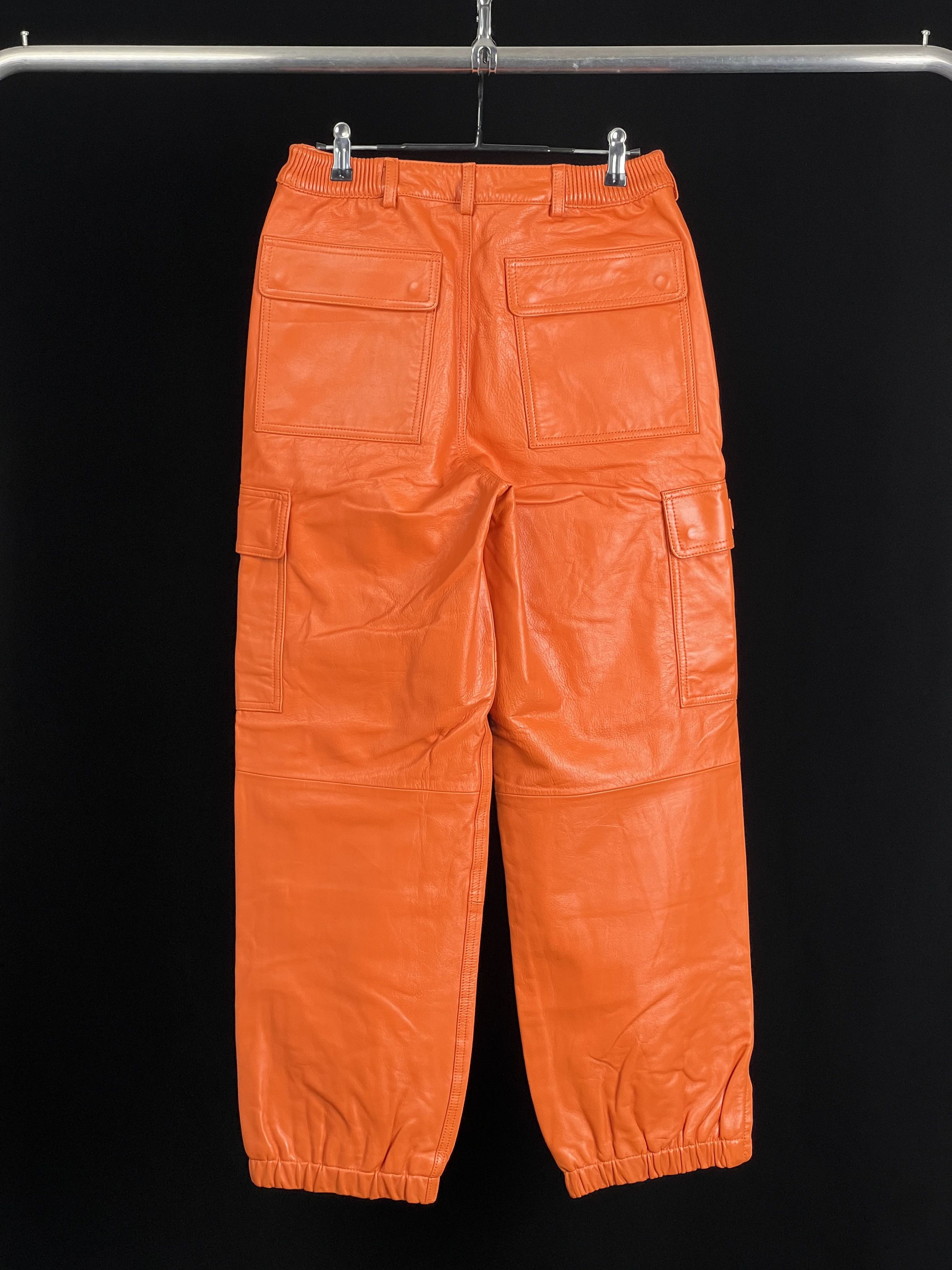 Supreme Brand New LEATHER CARGO PANT FW18 Size US 30 / EU 46 - 4 Thumbnail