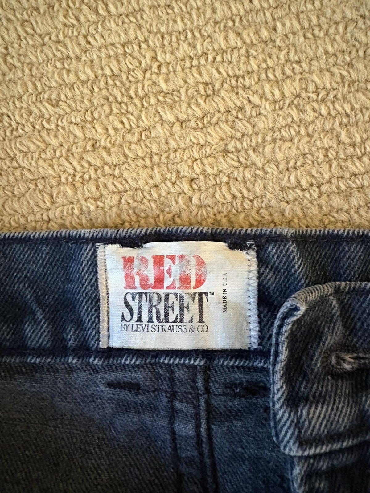 Levi's Vintage Clothing Levi’s Red Street Jeans Navy 32 – Relaxed Fit Y2K Style Size US 32 / EU 48 - 12 Thumbnail