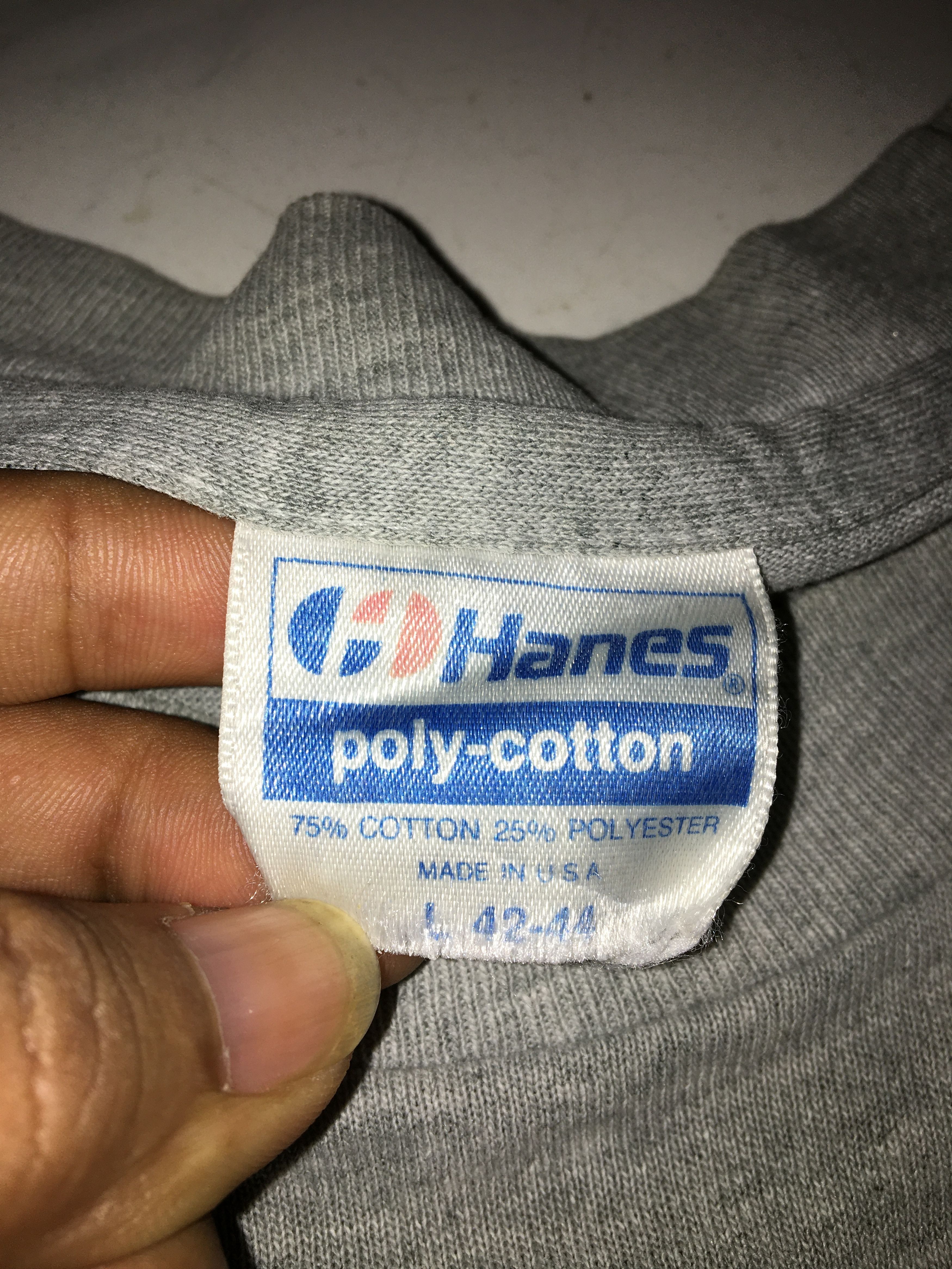 Hanes Vintage Sion Ain’t Nothin’I Can Do Tour Tshirt Size US L / EU 52-54 / 3 - 6 Thumbnail