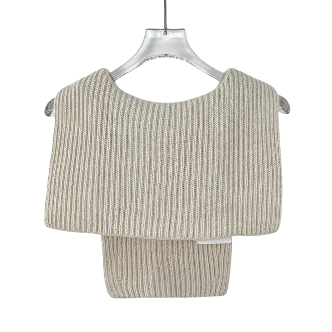 Miu Miu Miu Miu Brown Wool Sailor-Collar Knit Sweater (One Size) Size ONE SIZE - 8 Thumbnail
