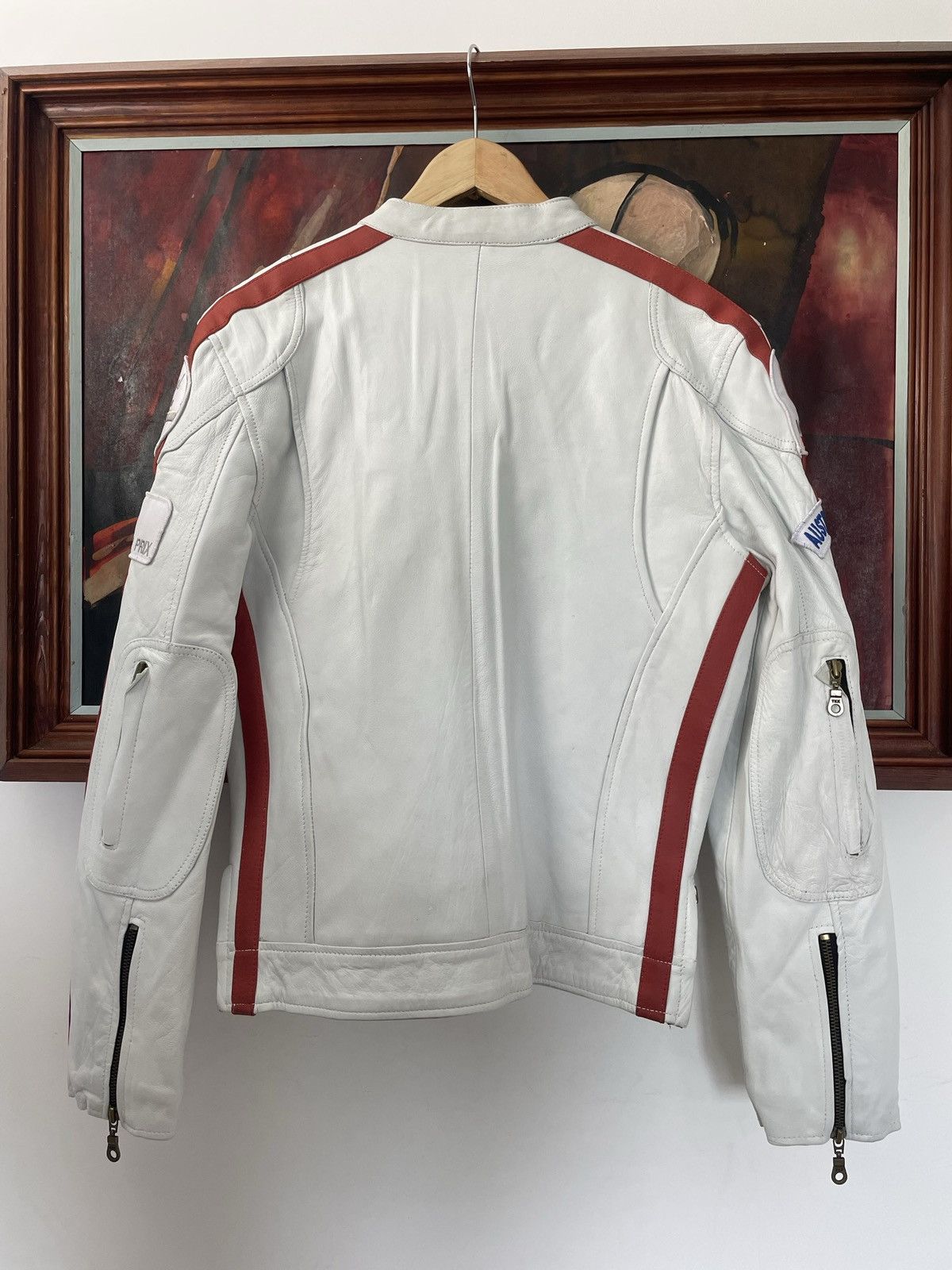 Leather Jacket × Racing × Streetwear Women Racing Jacket