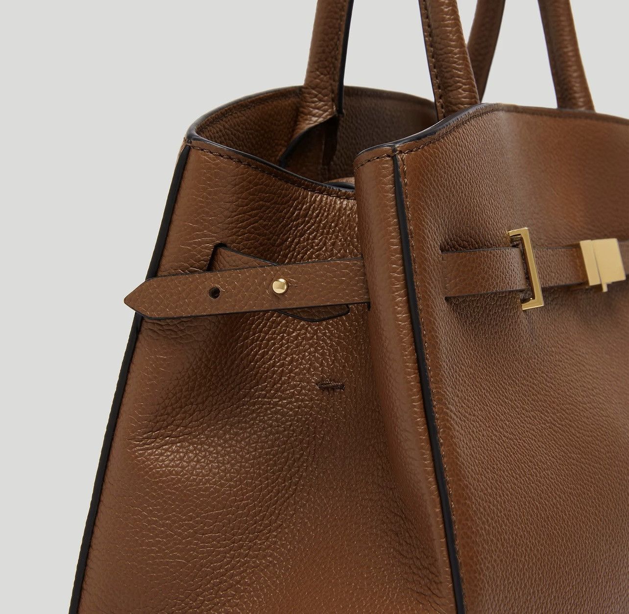 Other DEMELLIER The Hudson Tote Bag brown Grain Leather 40x27x16.5 Size ONE SIZE - 2 Thumbnail