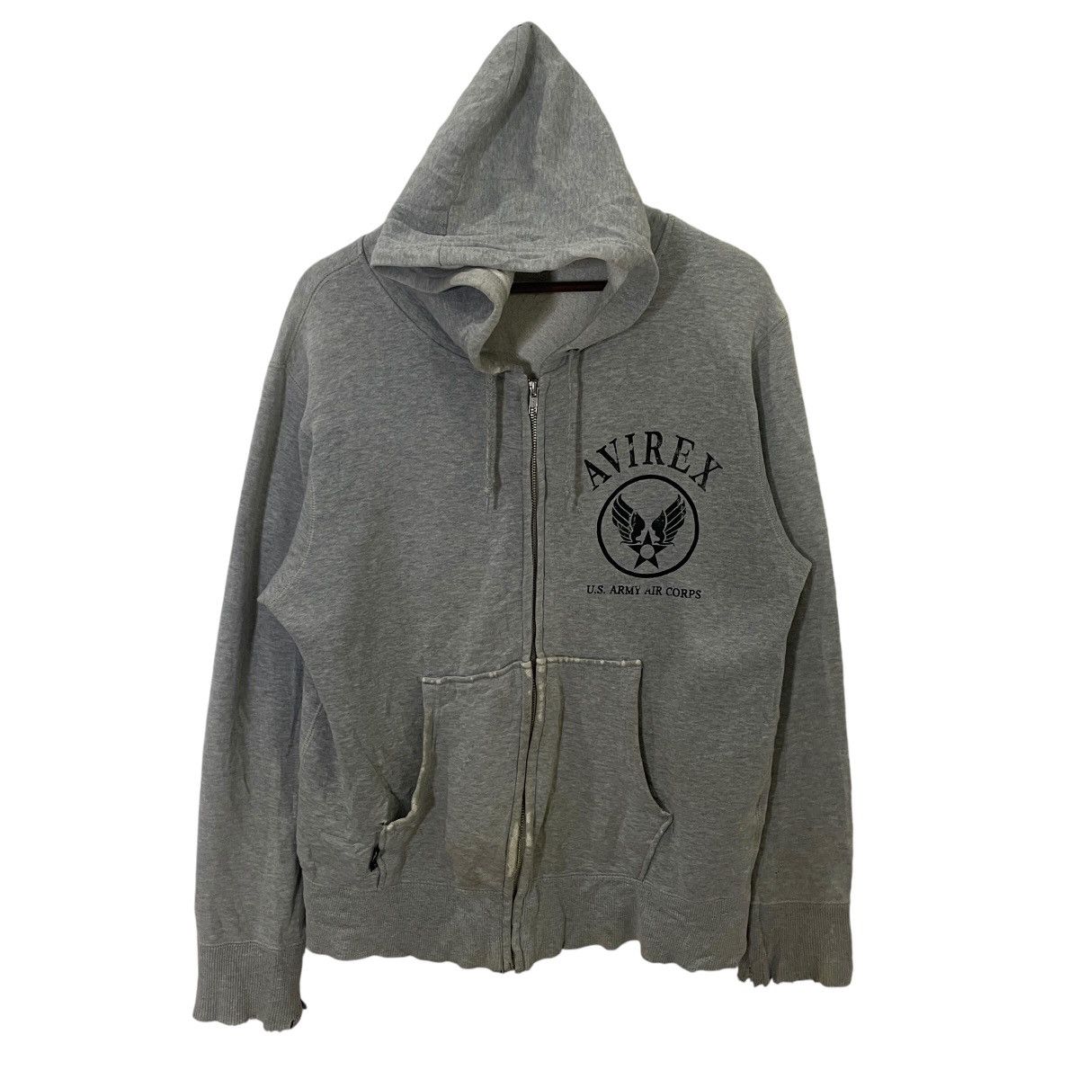 Avirex Vintage Avirex Army Air Cops Hoodies Size US M / EU 48-50 / 2 - 1 Thumbnail