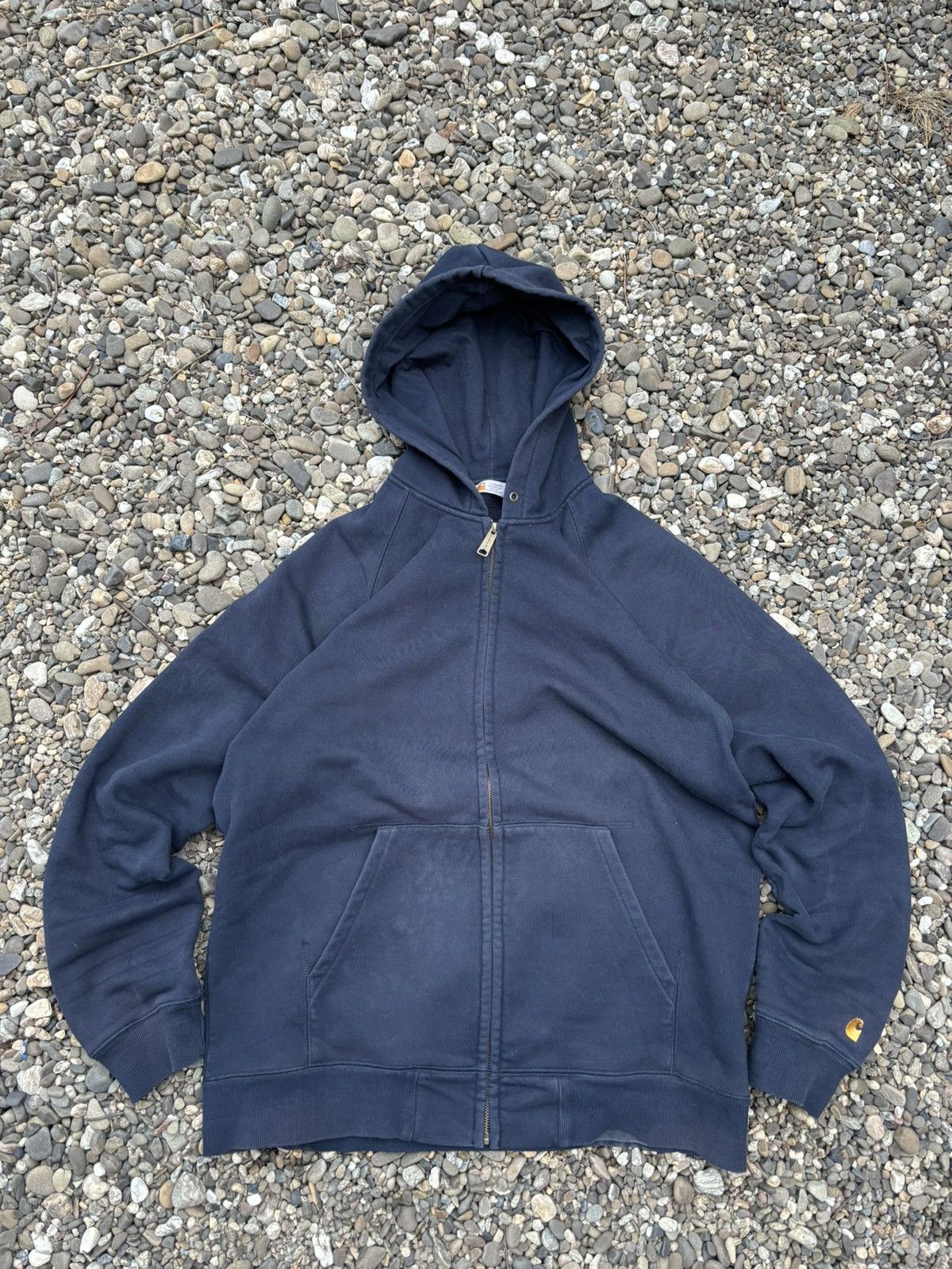 Carhartt × Carhartt Wip Carhartt WIP Hooded Chase Jacket Navy XXL Size US XXL / EU 58 / 5 - 1 Thumbnail