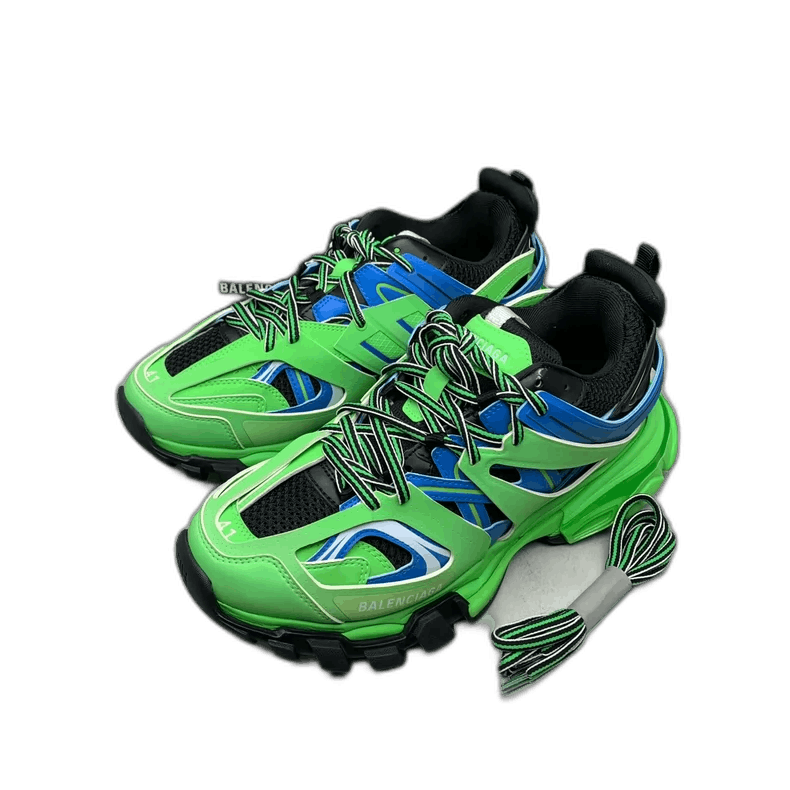 Balenciaga Balenciaga Track Sneakers Green and Black-yf Size US 8 / EU 41 - 1 Thumbnail