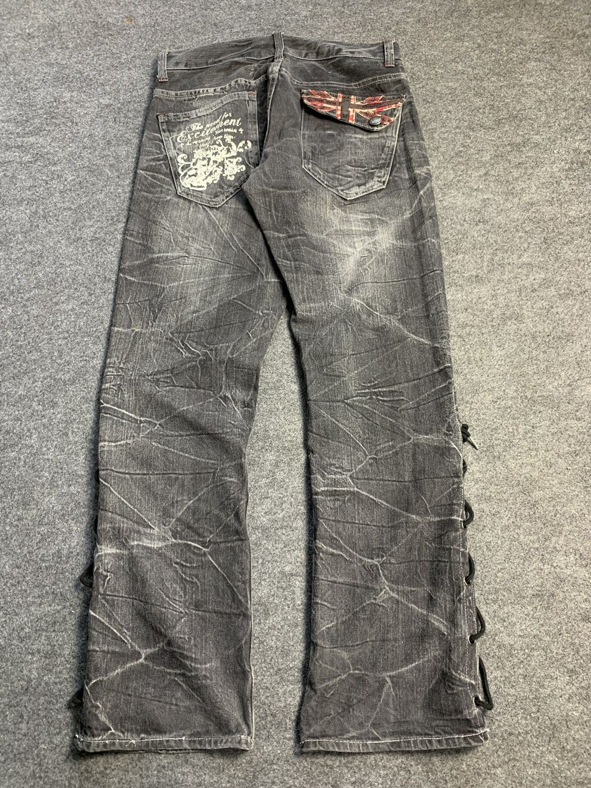 If Six Was Nine × Japanese Brand Flare laces up root thee japanese brand pant Size US 33 - 8 Thumbnail