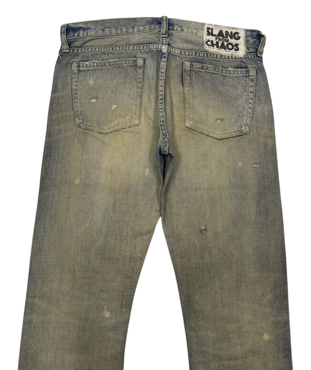 Kapital RUSTY SLANG FROM CHAOS DISTRESS DENIM UNDERCOVER DESIGN JEAN Size US 32 / EU 48 - 3 Thumbnail