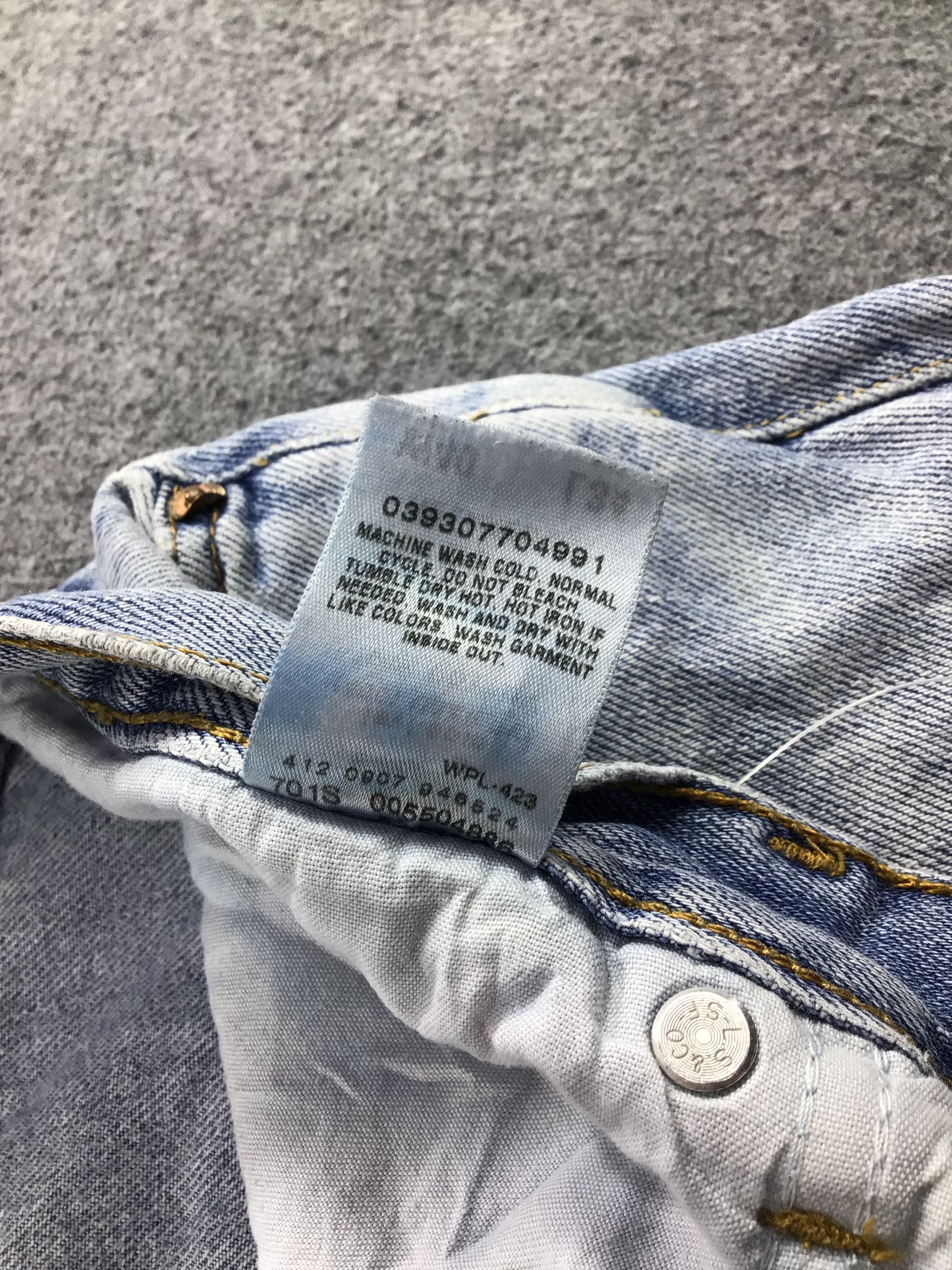 Levi's Vintage Levi's 550 Jeans Light Wash Denim KJ242 Size US 38 / EU 54 - 11 Thumbnail