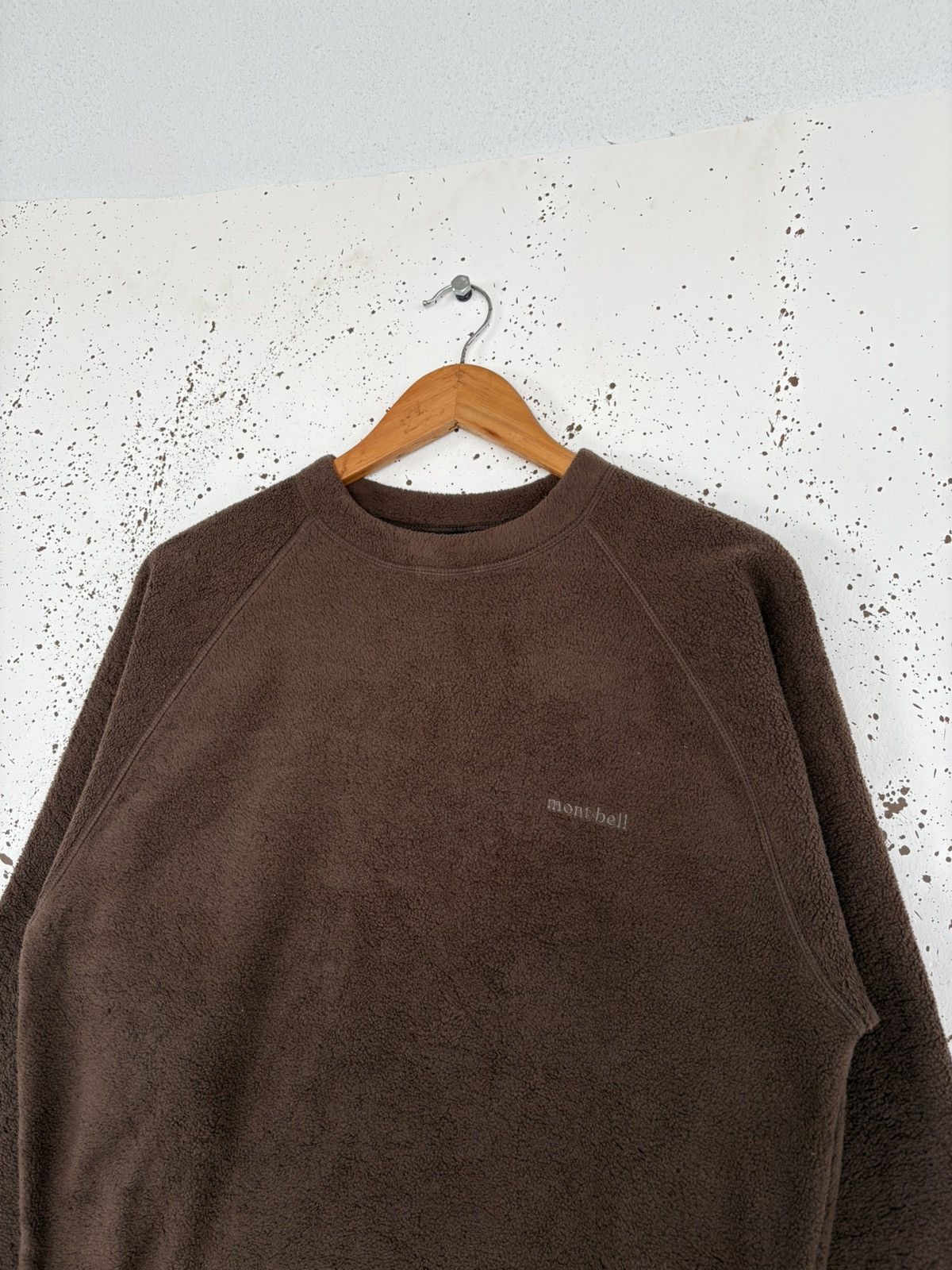 Montbell Vintage Mont-bell Dark Brown Fleece Crewneck Sweatshirt Size US M / EU 48-50 / 2 - 3 Thumbnail