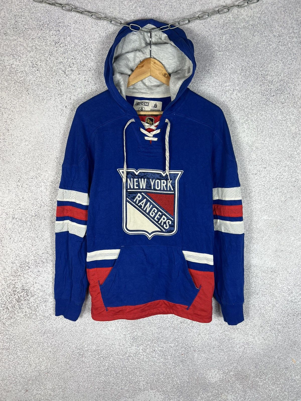 NHL Vintage CCM New York Rangers NHL Jersey Hoodie Reebok Size US S / EU 44-46 / 1 - 1 Thumbnail