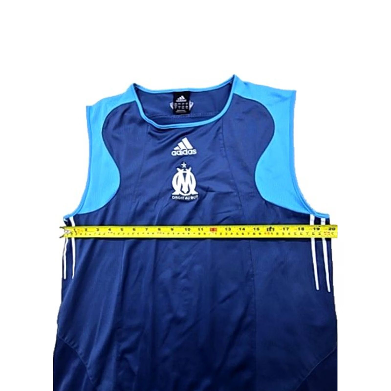Adidas Adidas Olympique Marseille Men’s Navy Training Vest L Climacool Sleeveless Size US L / EU 52-54 / 3 - 7 Thumbnail