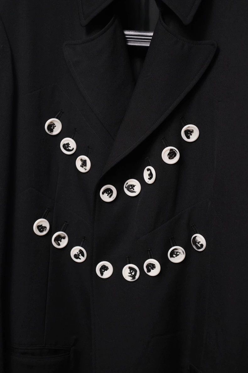 Yohji Yamamoto Yohji Yamamoto 19aw White Button Coat Size US M / EU 48-50 / 2 - 4 Thumbnail