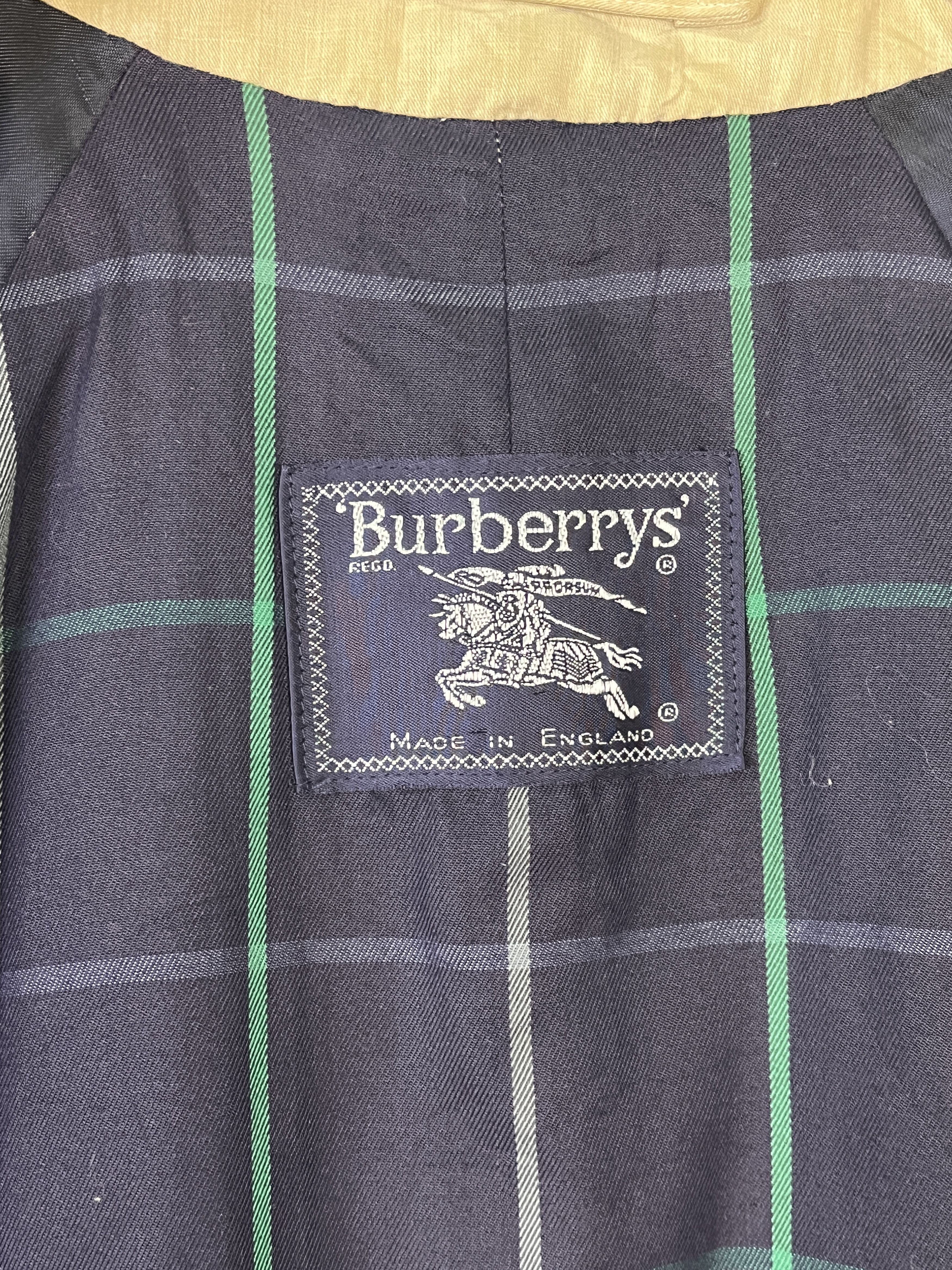 Burberry Prorsum Vintage Made in England Burberrys Trench Coat Beige Size US M / EU 48-50 / 2 - 11 Thumbnail