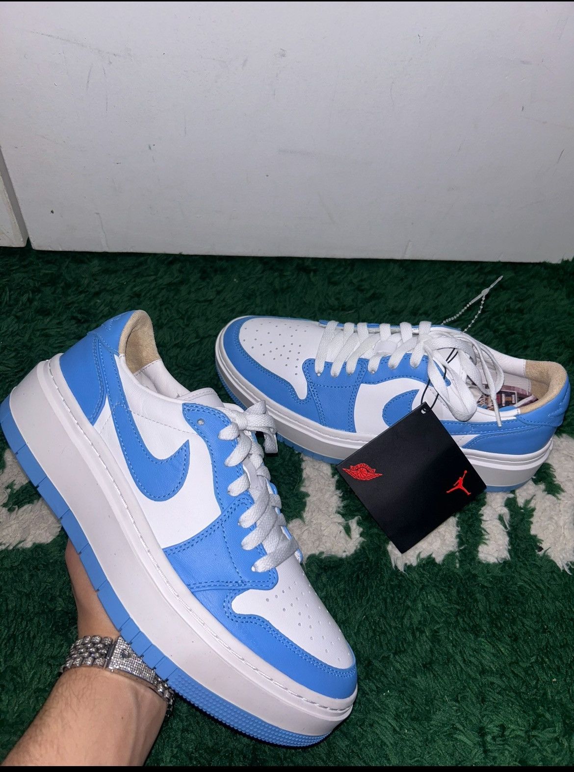 Jordan Brand Size 9.5 - Air Jordan 1 Elevate Low University Blue W Size US 9.5 / EU 42-43 - 1 Thumbnail