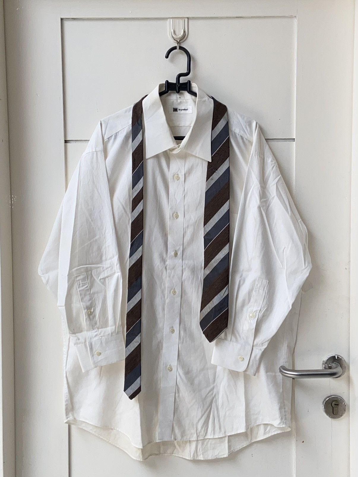 Issey Miyake Issey Miyake IM Product White 3/4 Sleeve Shirt Tie Size US L / EU 52-54 / 3 - 1 Thumbnail