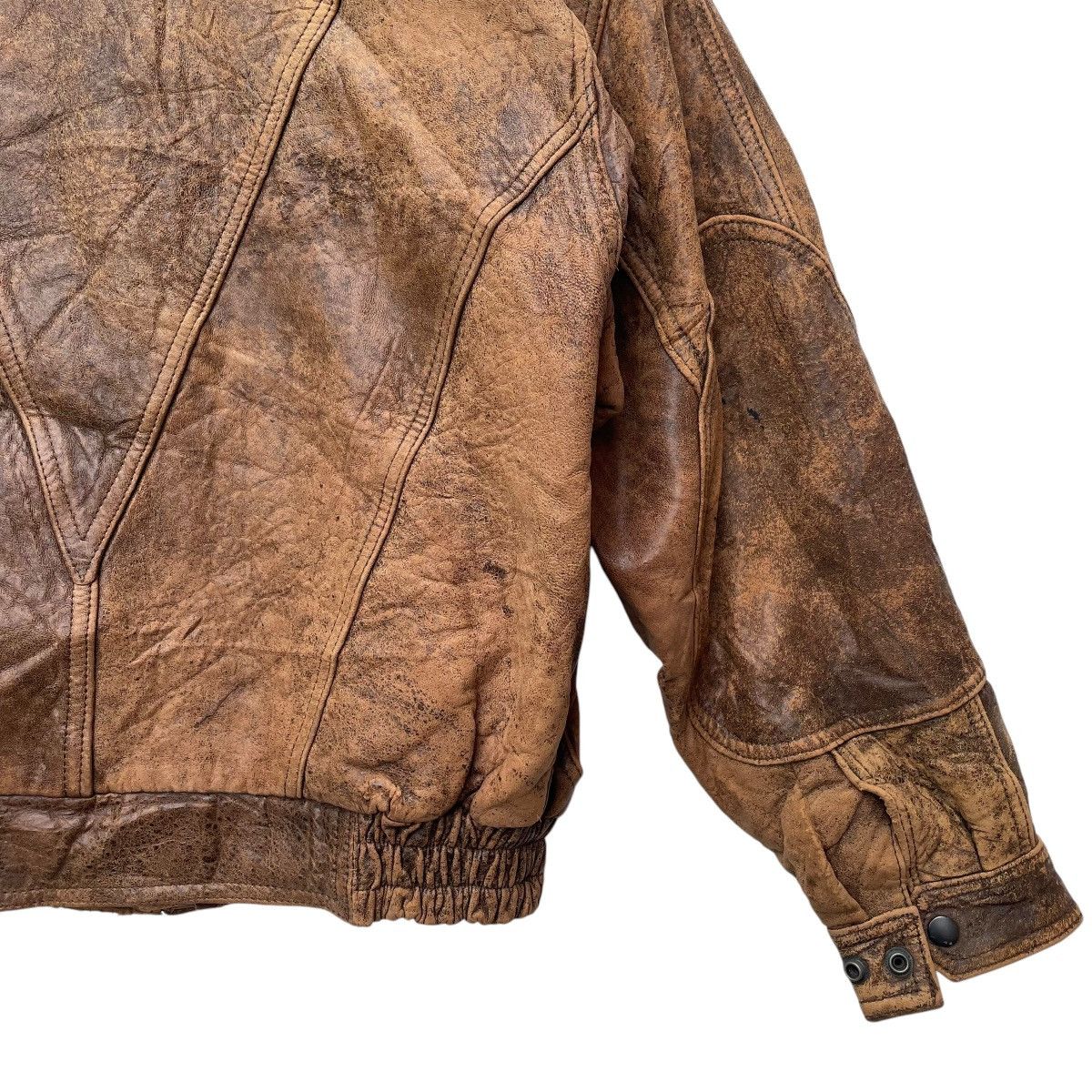 Japanese Brand × Vintage Vintage Japanese Brand Uno Uomo Leather Jacket Size US M / EU 48-50 / 2 - 10 Thumbnail