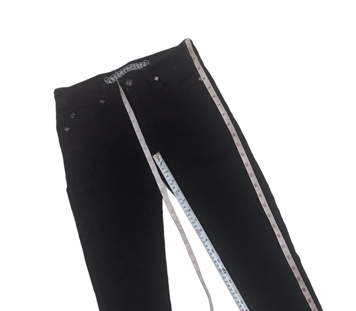 Japanese Brand CH CHROME HEART BLACK PANTS Size US 27 - 12 Thumbnail