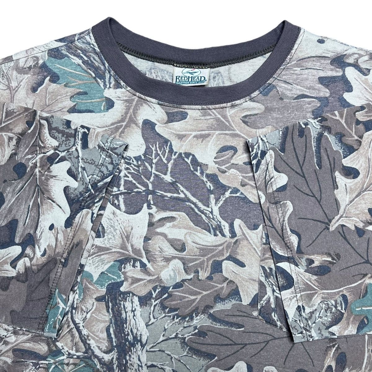 Realtree × Redhead × Vintage Vtg 90s Red Head Hunting Real Tree Camo All Over Print Tee Size US XXL / EU 58 / 5 - 3 Thumbnail